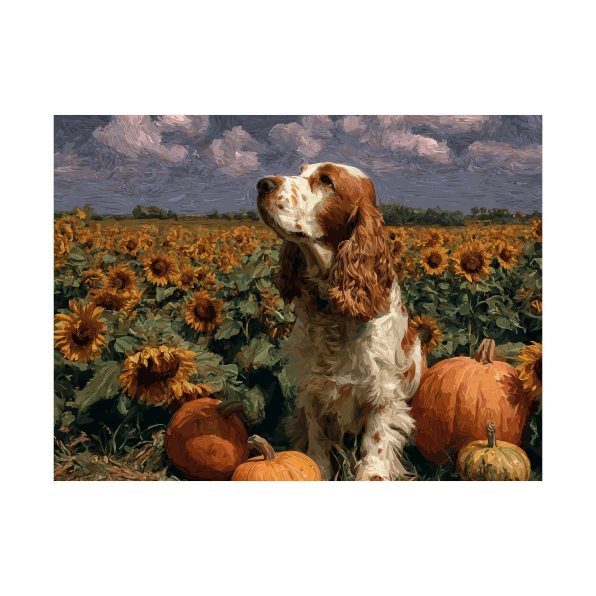 Cocker Spaniel 7- Sunflower Season Collection