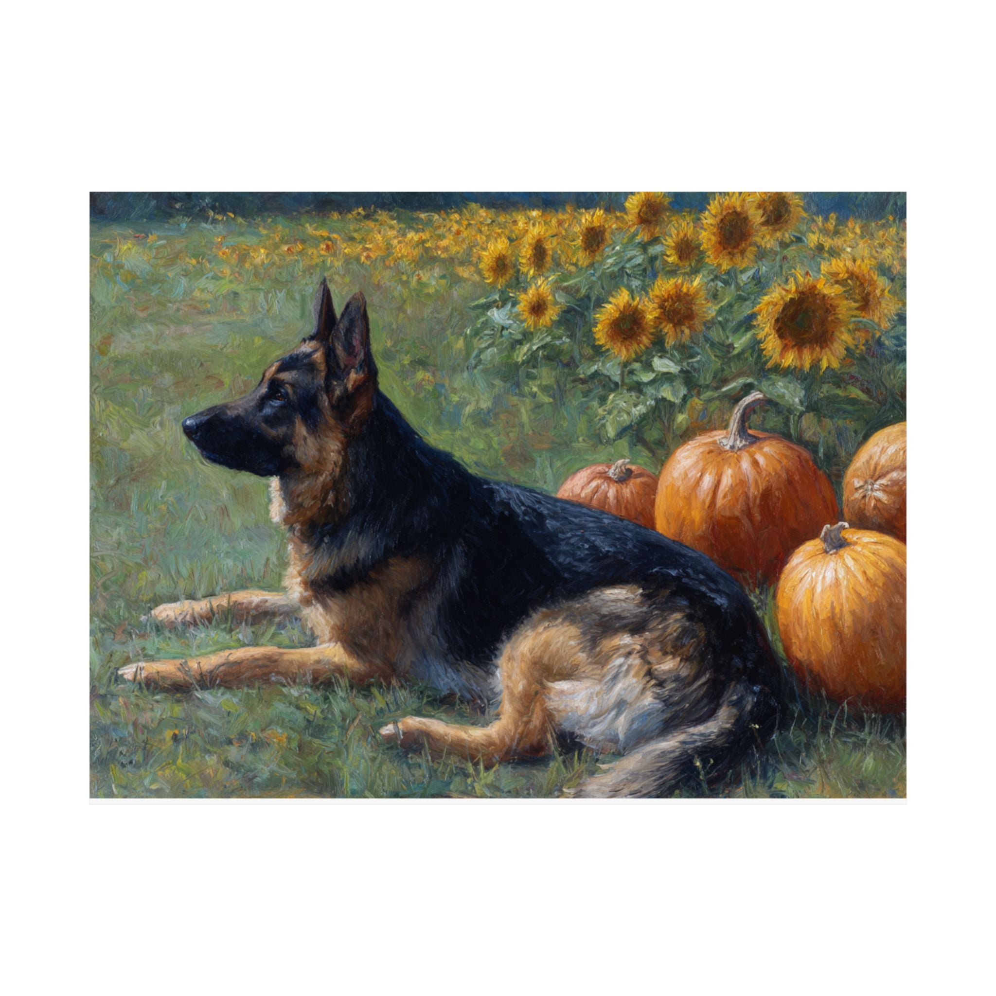 German Shepherd 3- Sunflower Season Collection