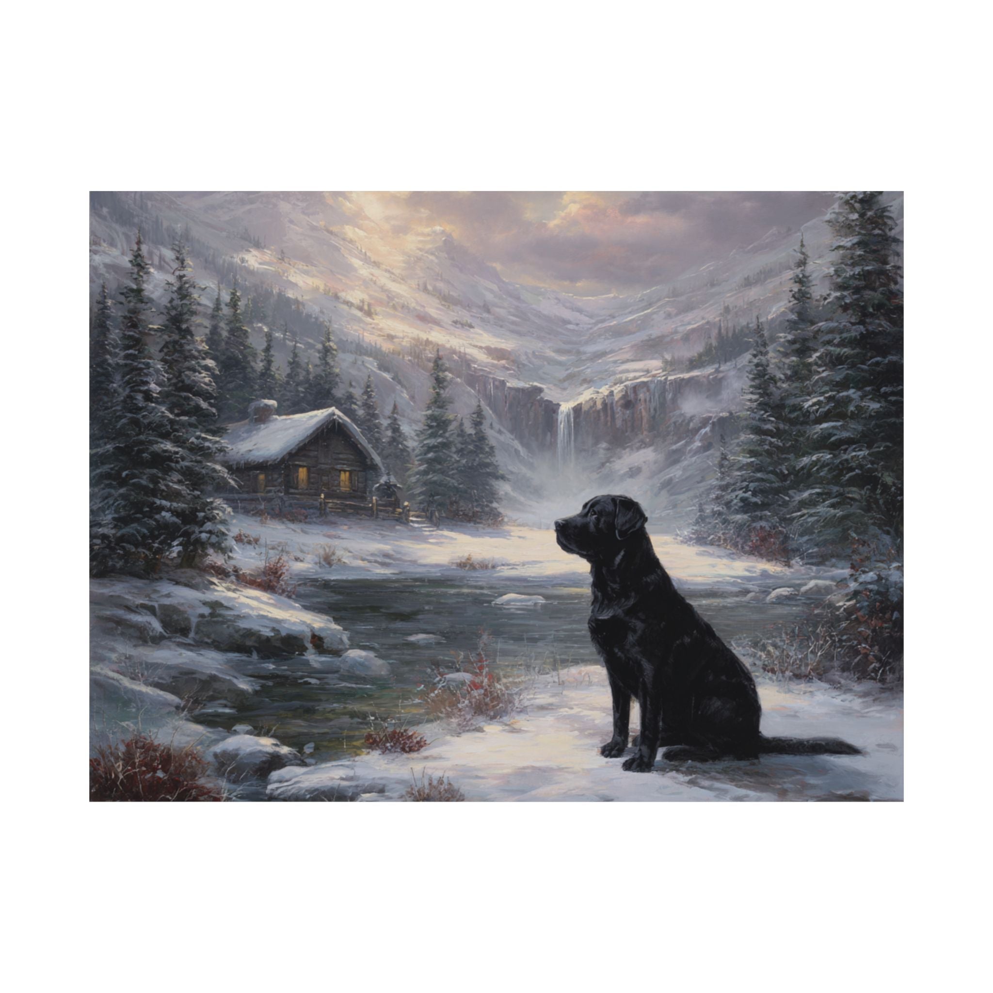 Labrador Retriever 2- Winter Whiskers Collection