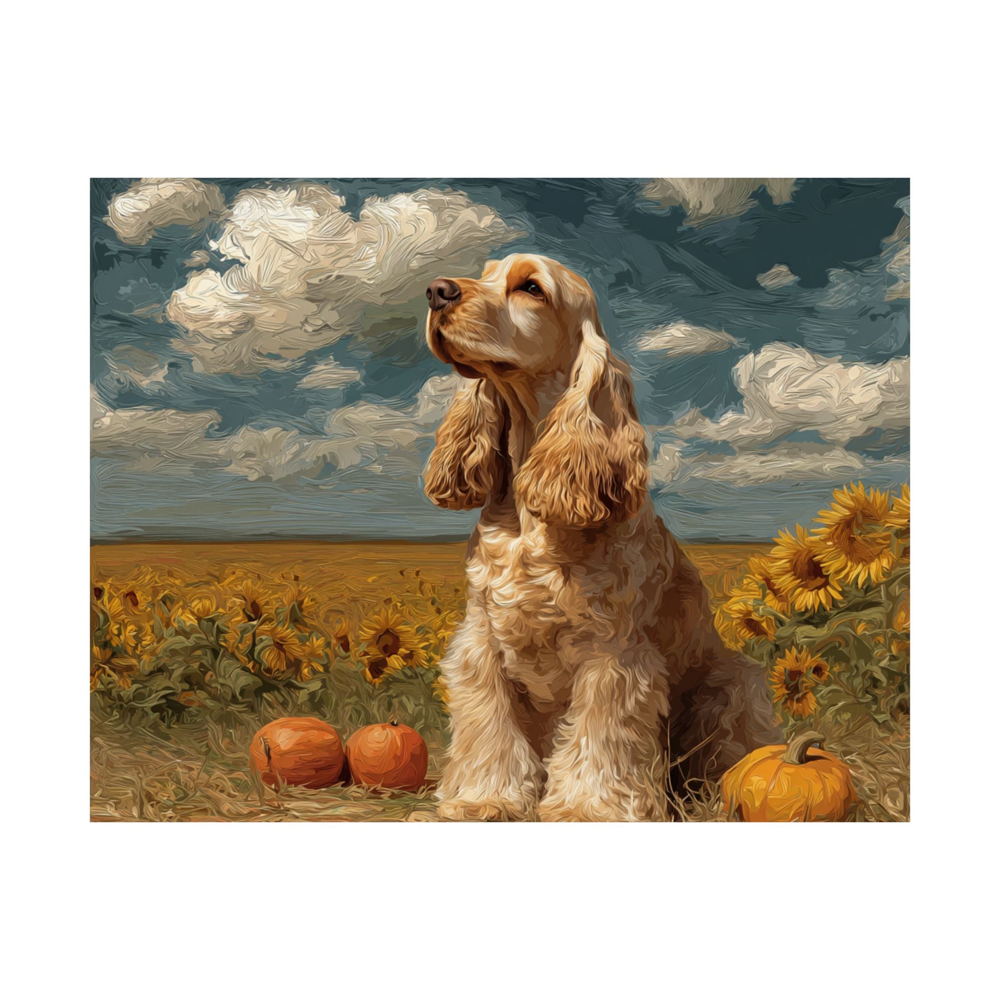 Cocker Spaniel 2- Sunflower Season Collection