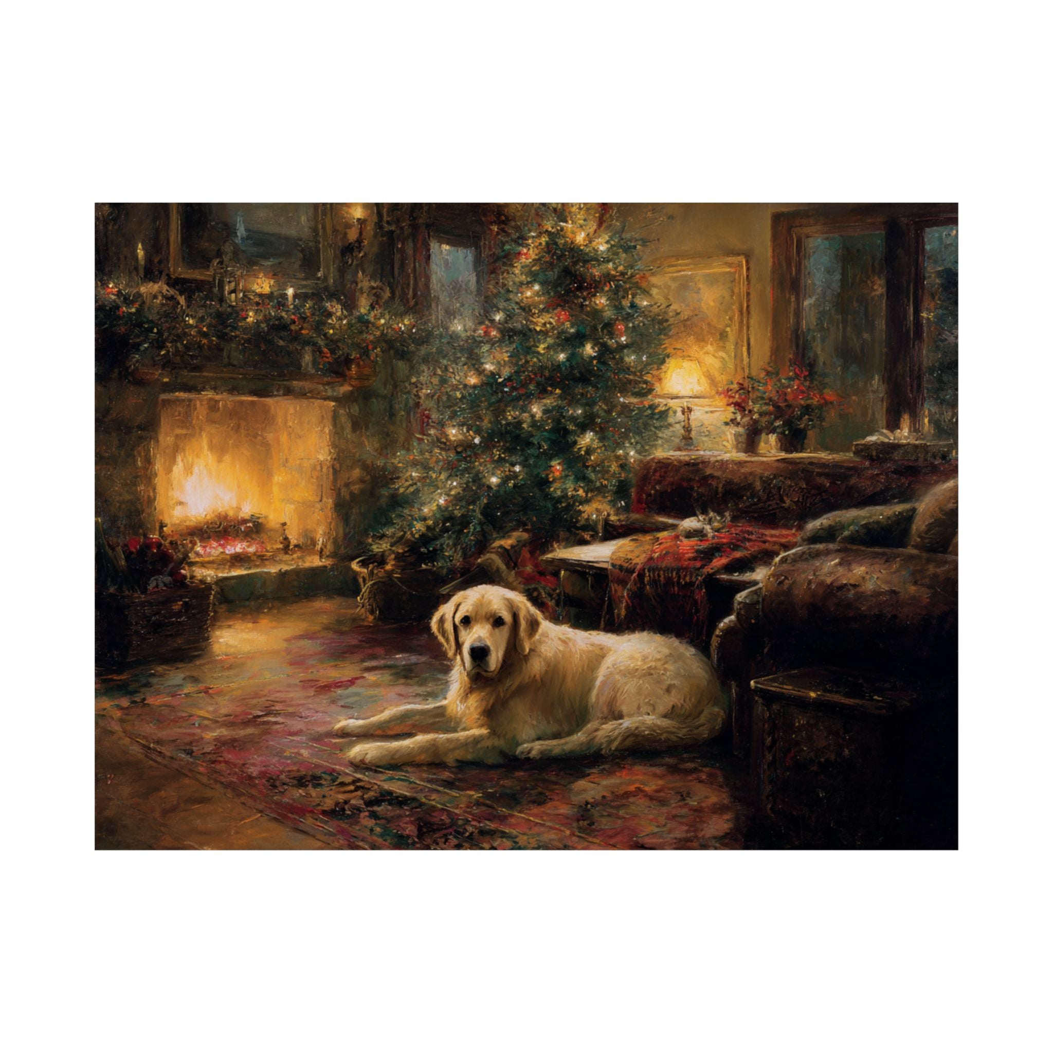 Golden Retriever 6- Cozy Christmas Collection