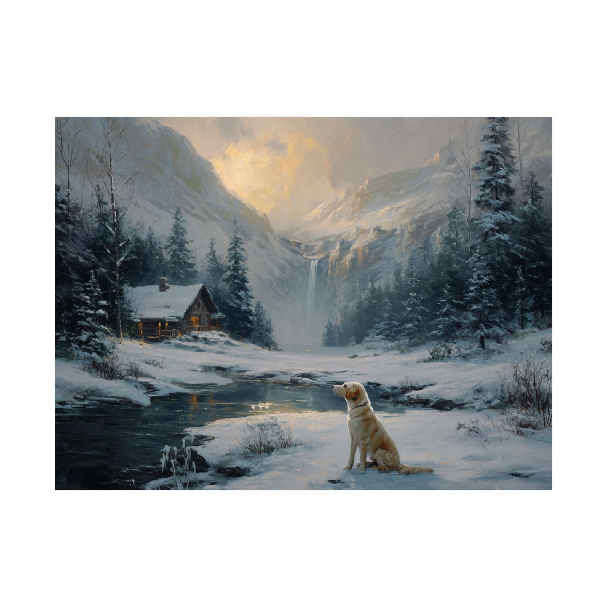 Labrador Retriever 5- Winter Whiskers Collection