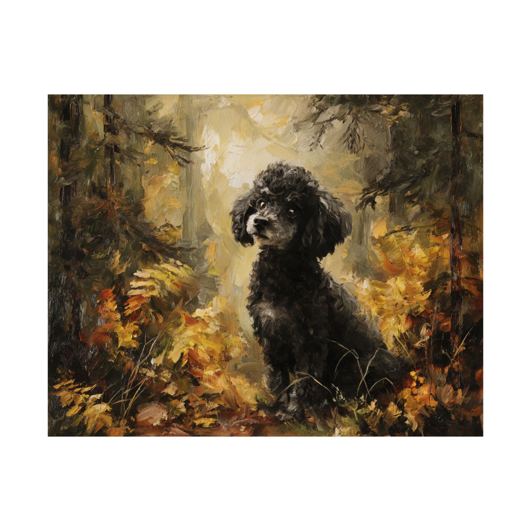 Miniature Poodle 1- Howl-oween Collection