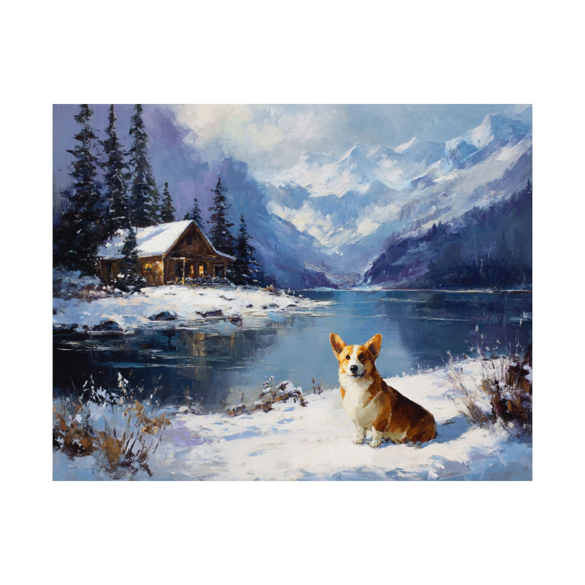 Welsh Corgi 9- Winter Whiskers Collection