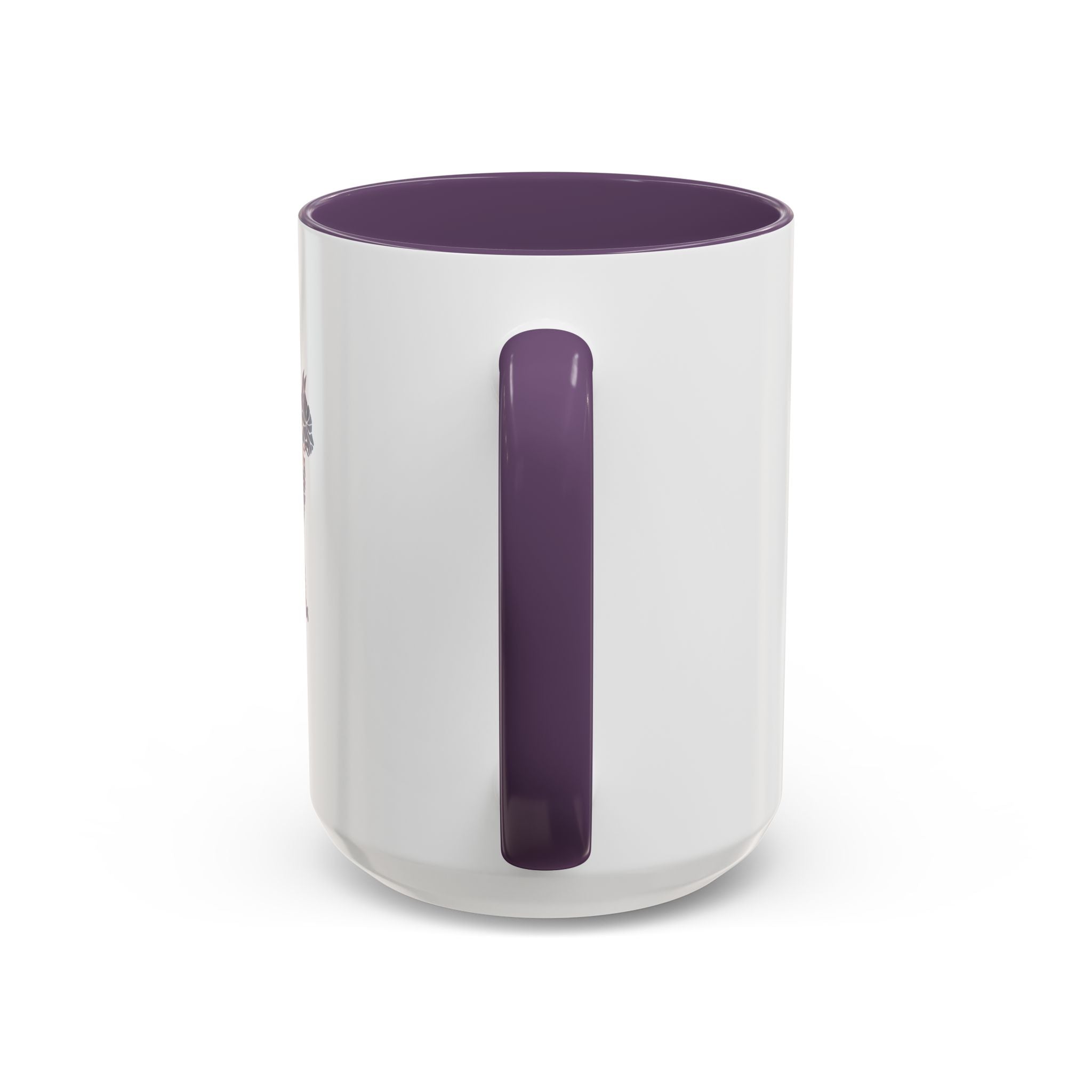 Floral Cat Mom Accent Mug