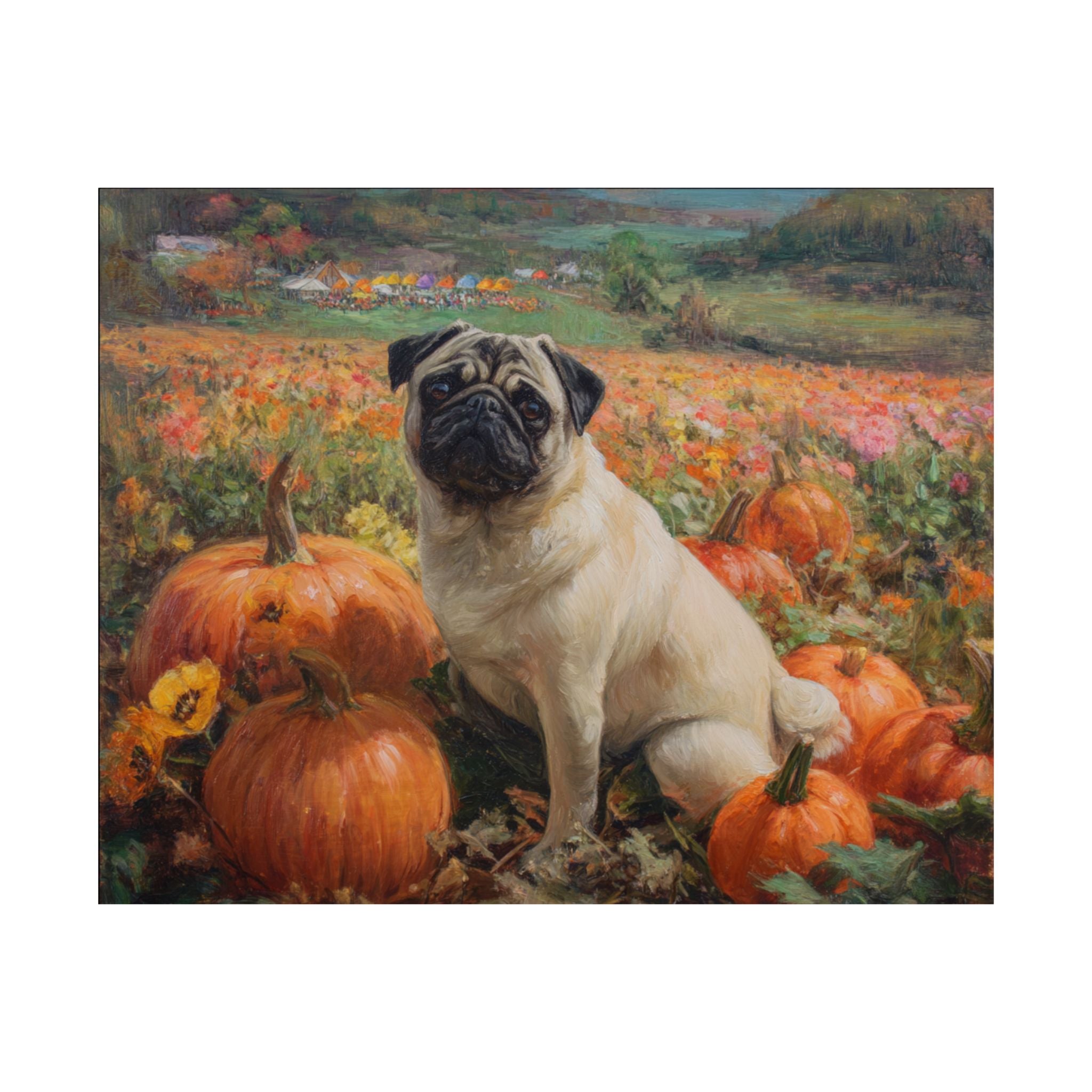 Pug 3- Pumpkin Patch Collection