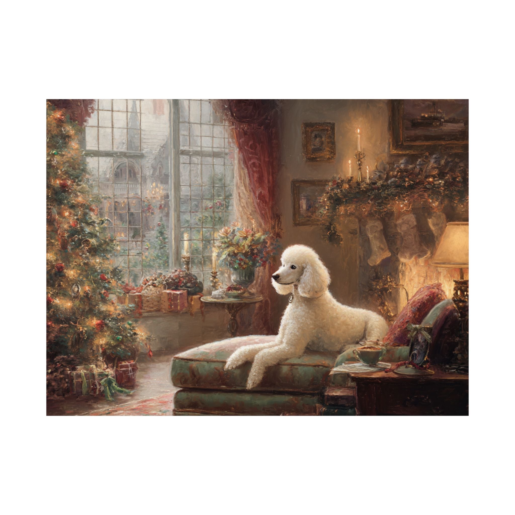 Poodle 3- Cozy Christmas Collection