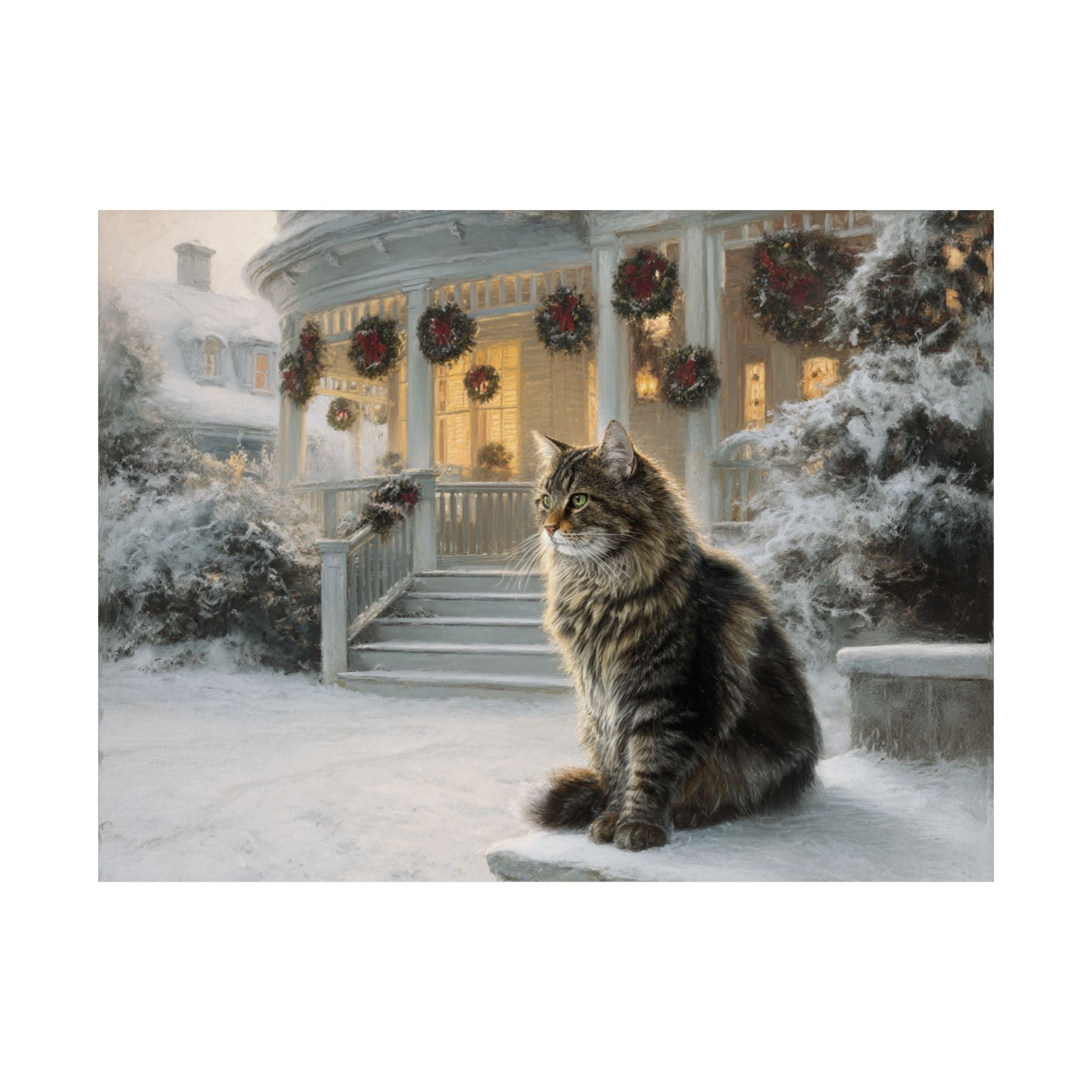 Main Coon Cat 4- Home for the Holidays Collection