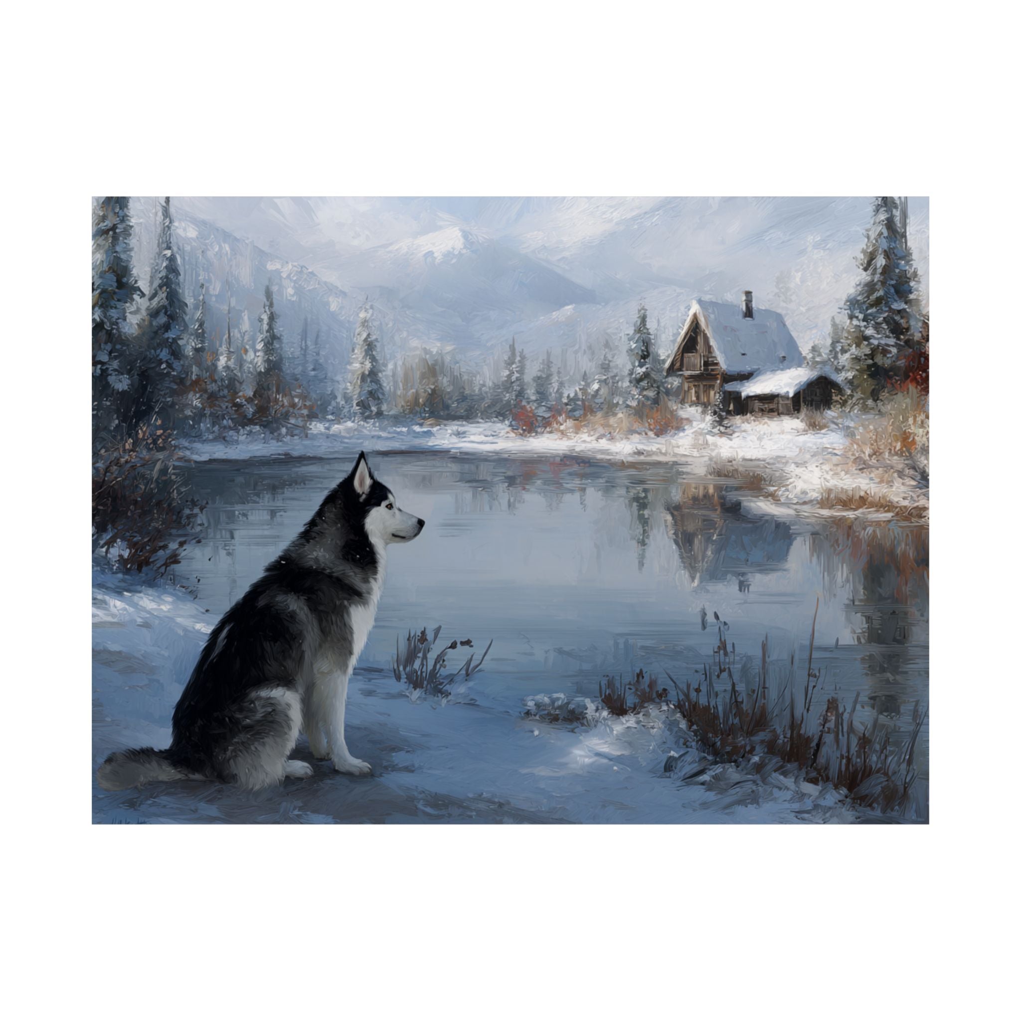 Husky 1- Winter Whiskers Collection