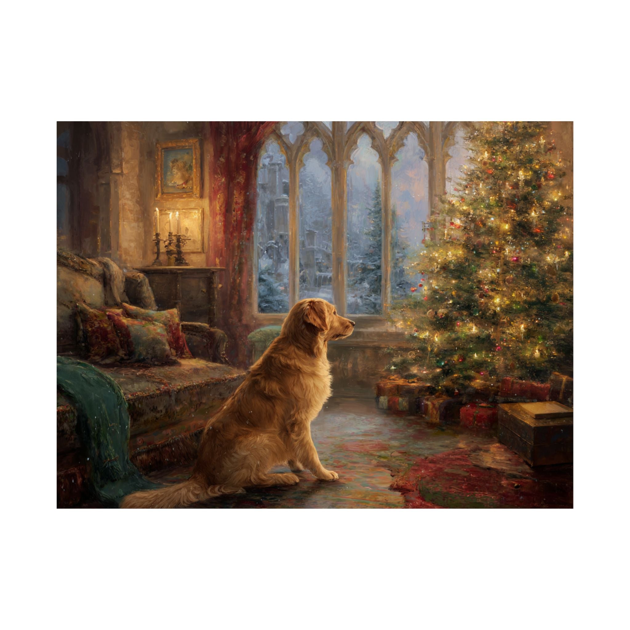 Golden Retriever 2- Cozy Christmas Collection