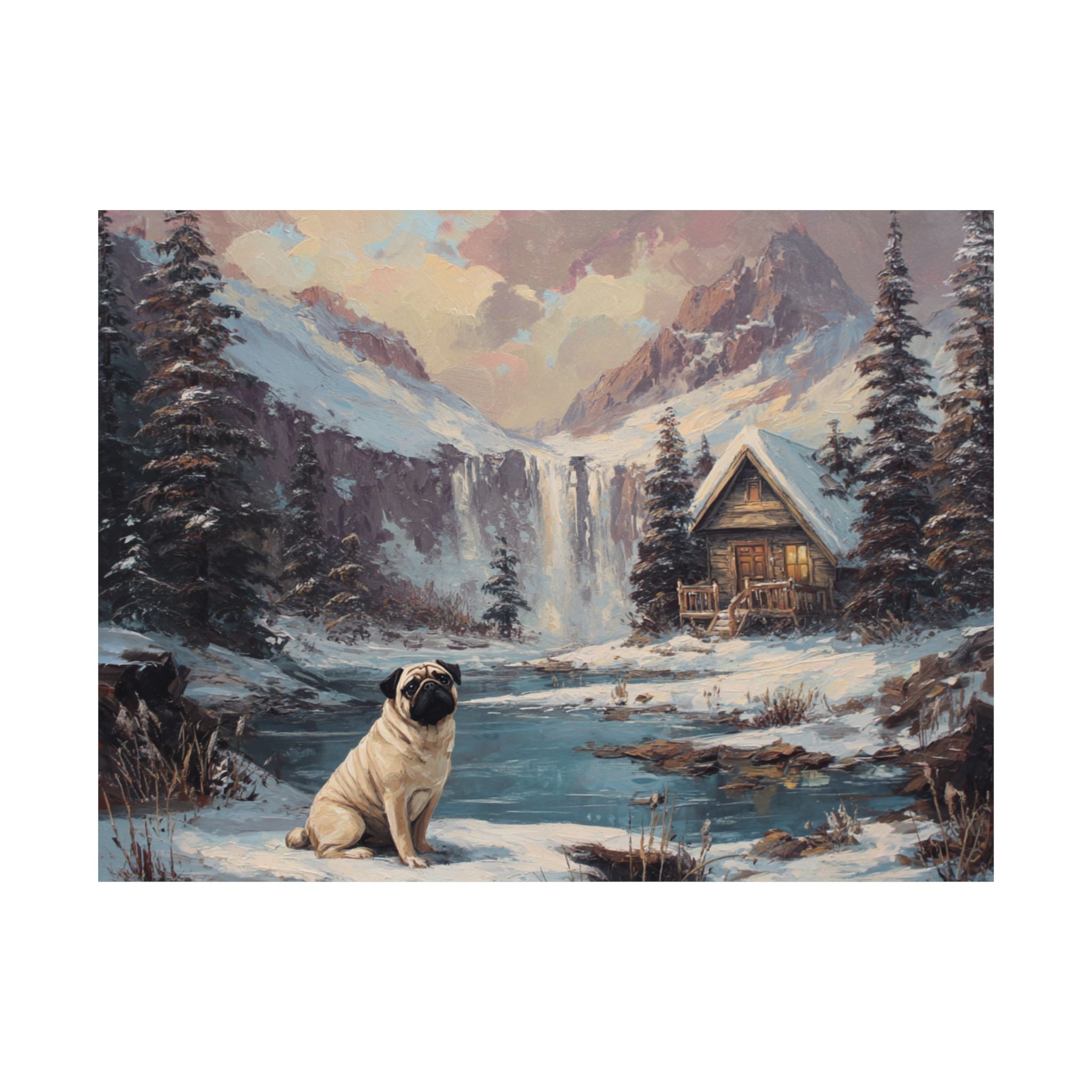 Pug 5- Winter Whiskers Collection