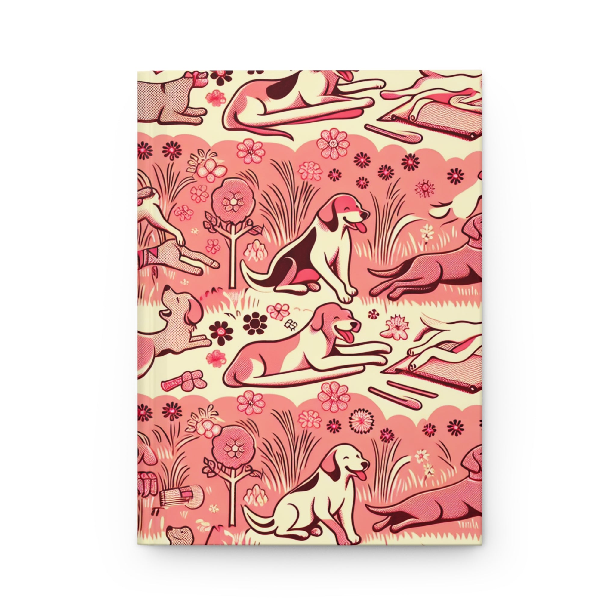 Retro Rosy Pup Journal