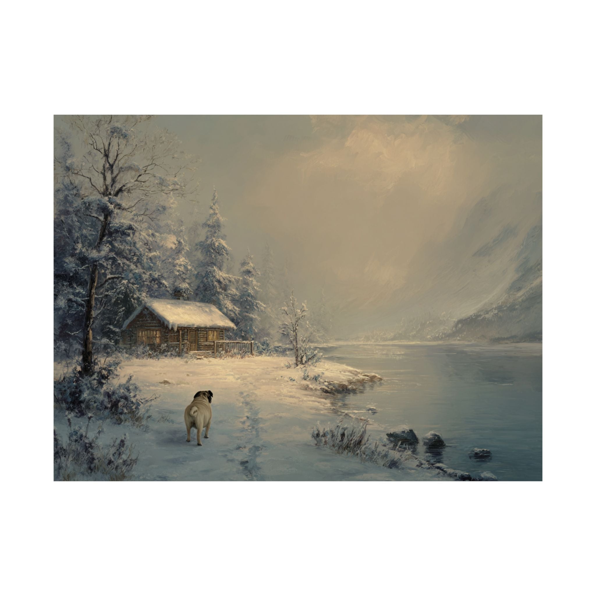 Pug 7- Winter Whiskers Collection