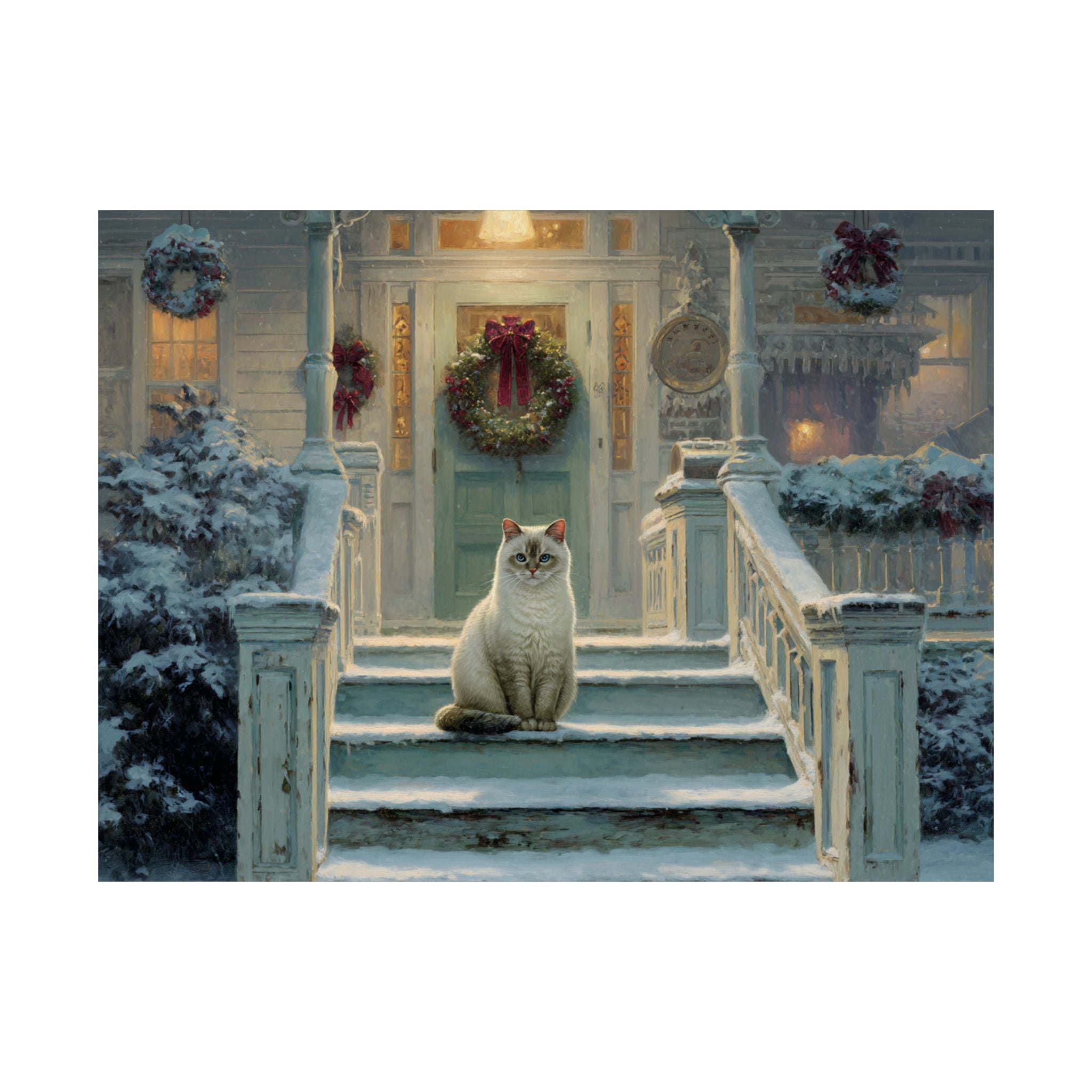 Burmese Cat 5- Home for the Holidays Collection