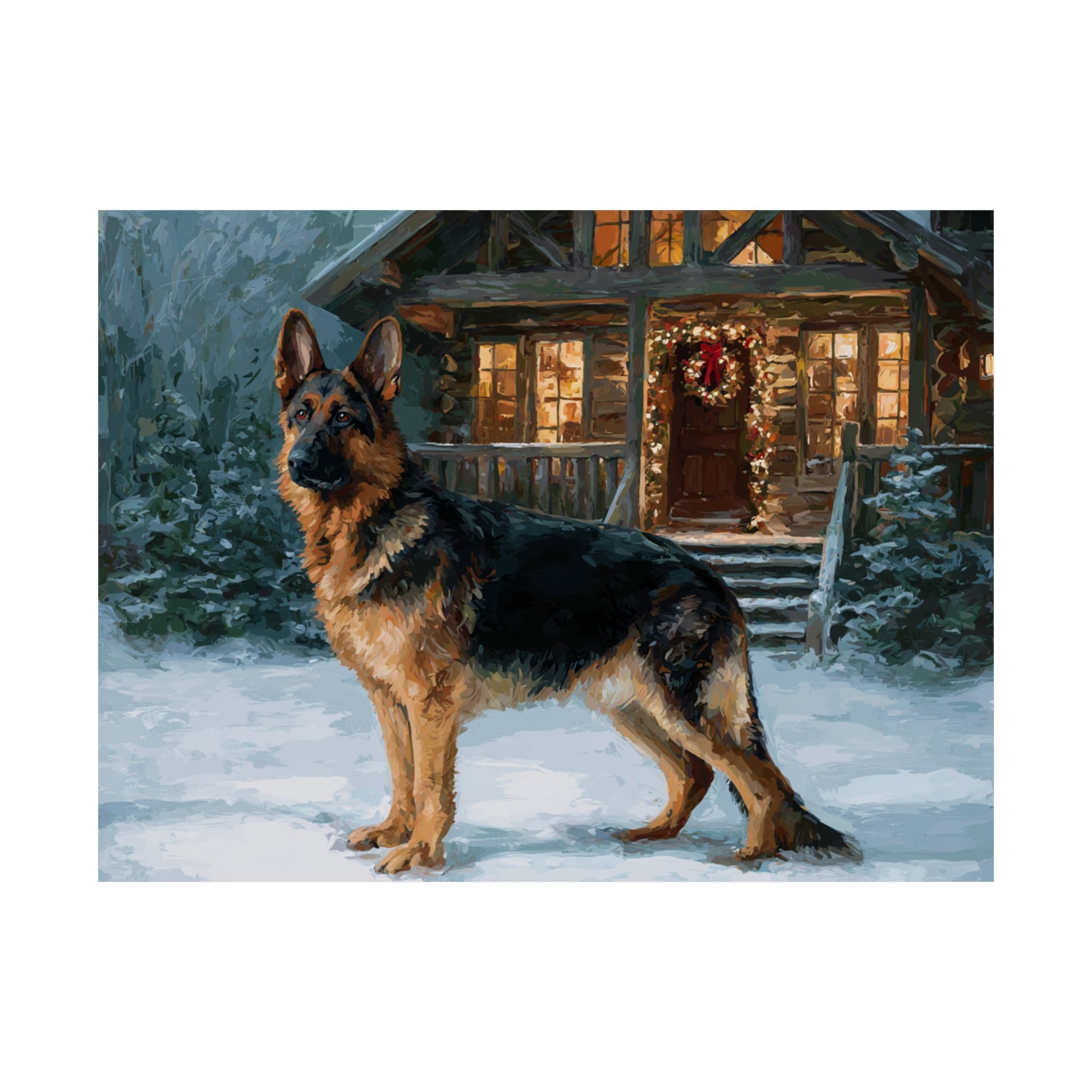 German Shepherd 2- Home for the Holidays Collection