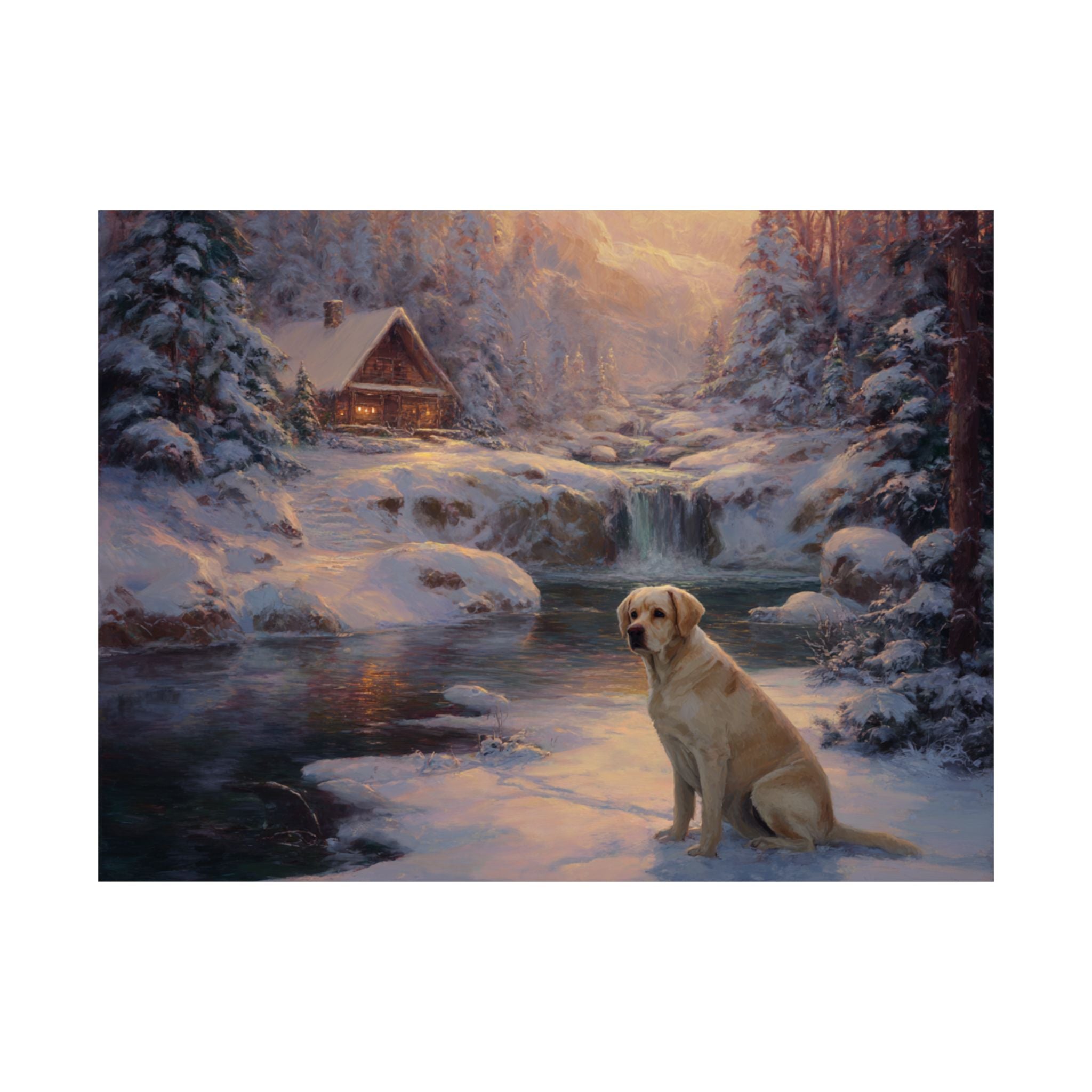 Labrador Retriever 1- Winter Whiskers Collection
