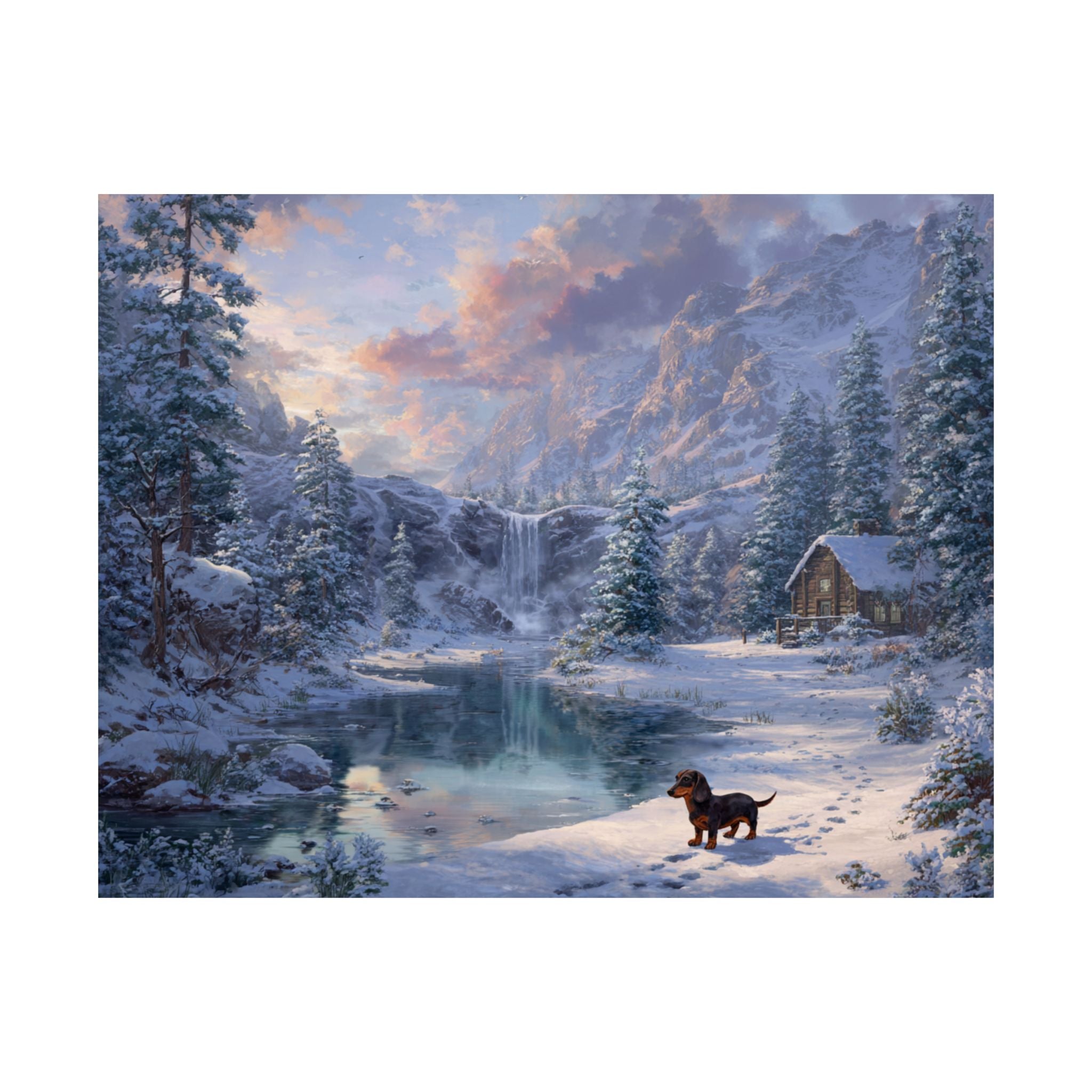 Dachshund 4- Winter Whiskers Collection