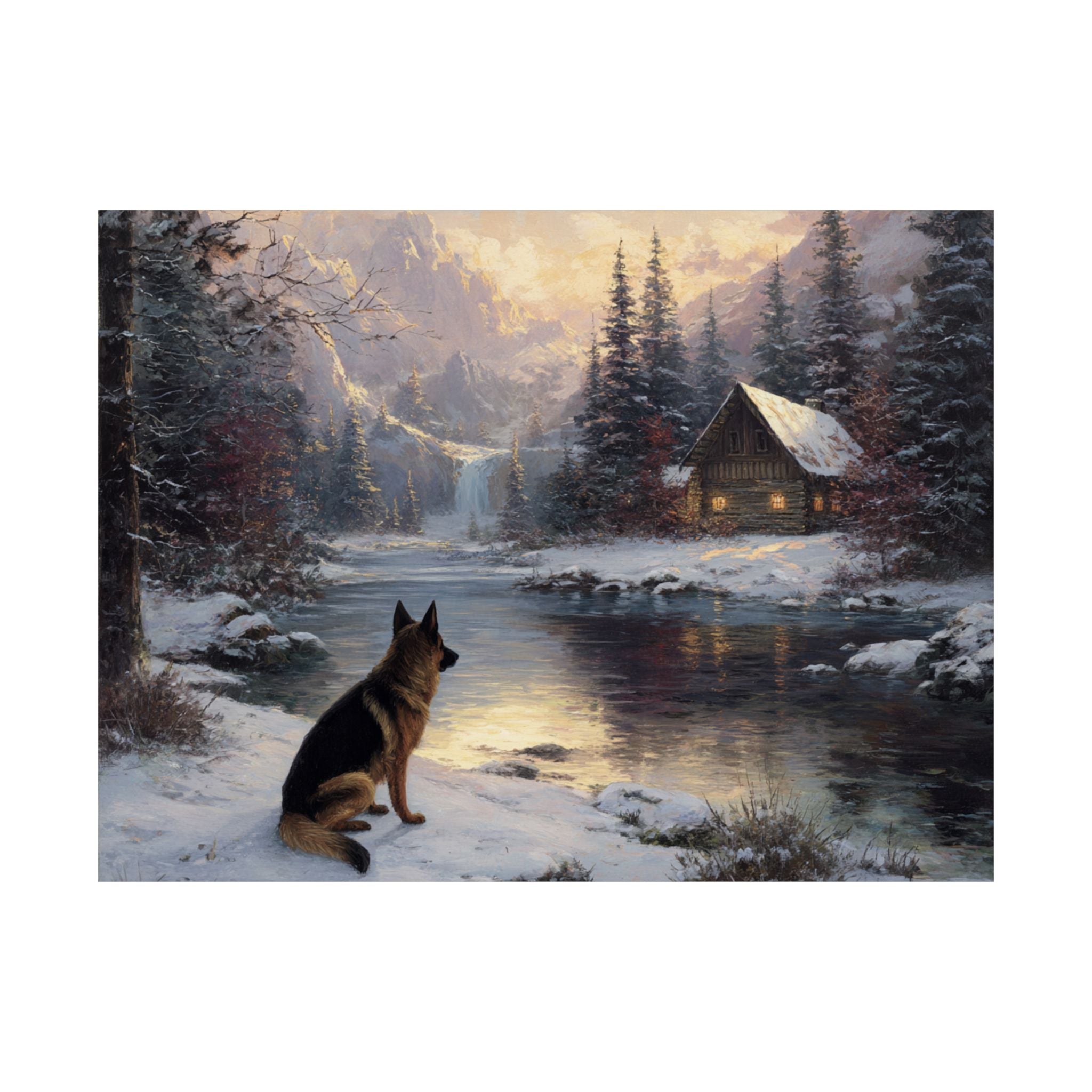 German Shepherd 4- Winter Whiskers Collection
