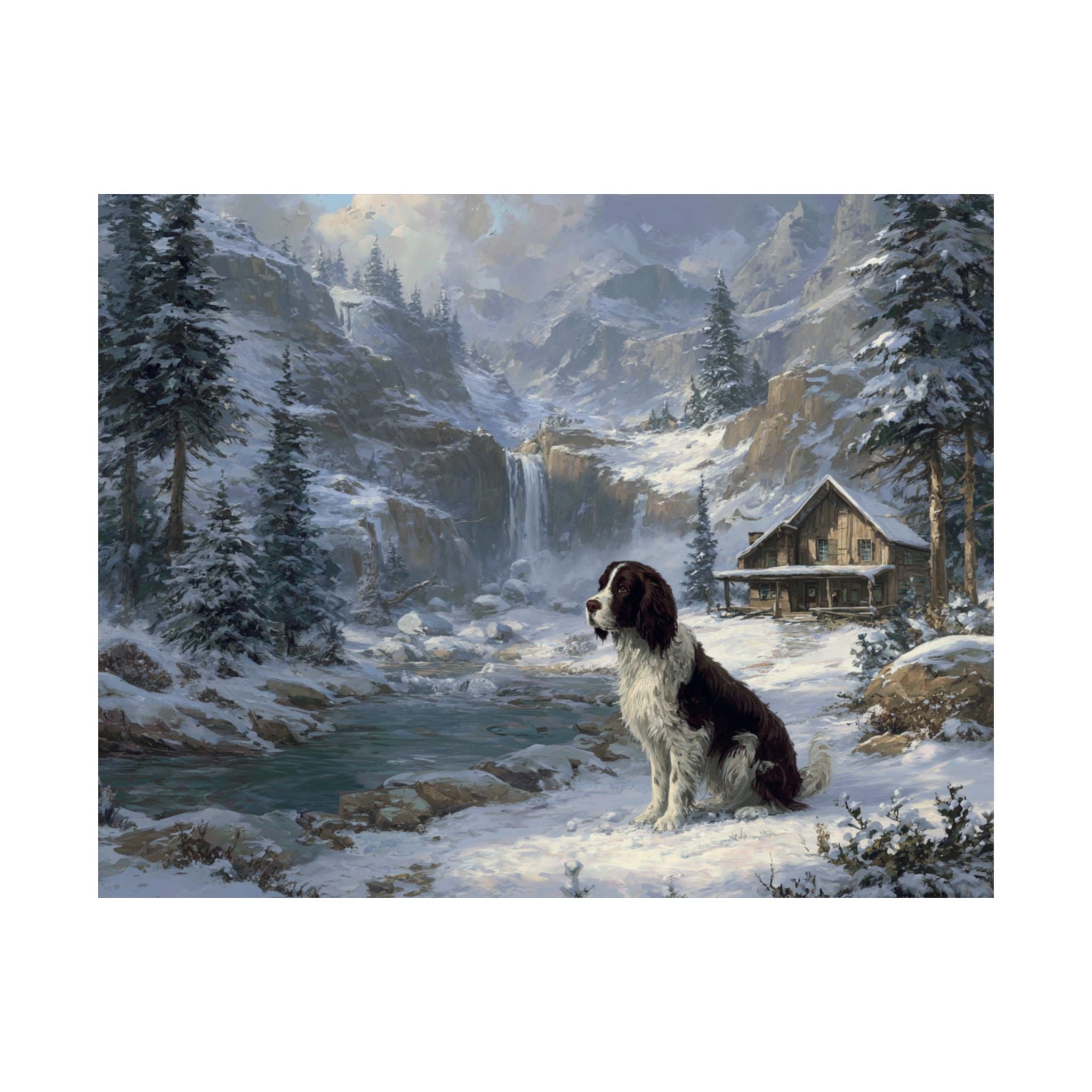 Springer Spaniel 5- Winter Whiskers Collection