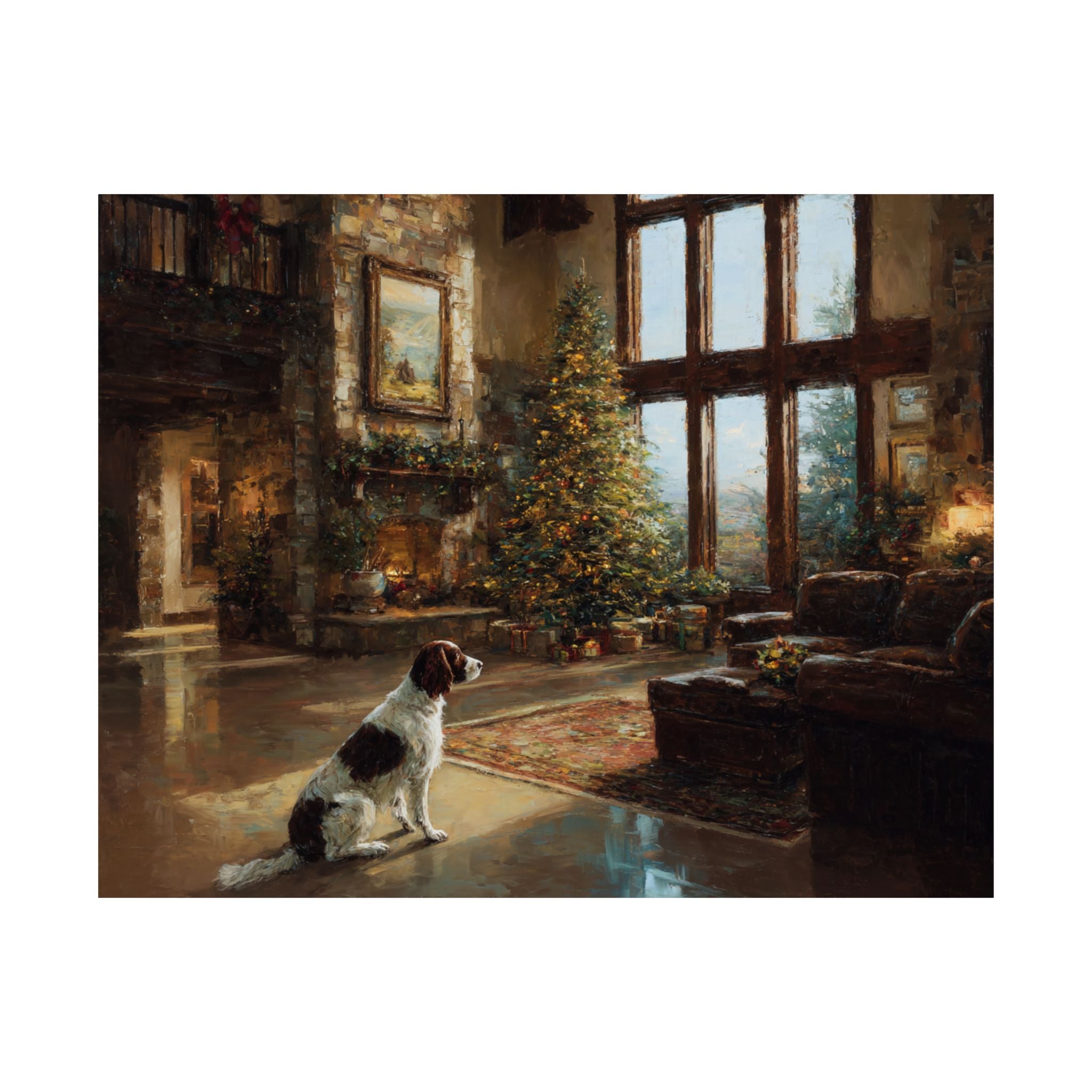 Springer Spaniel 2- Cozy Christmas Collection