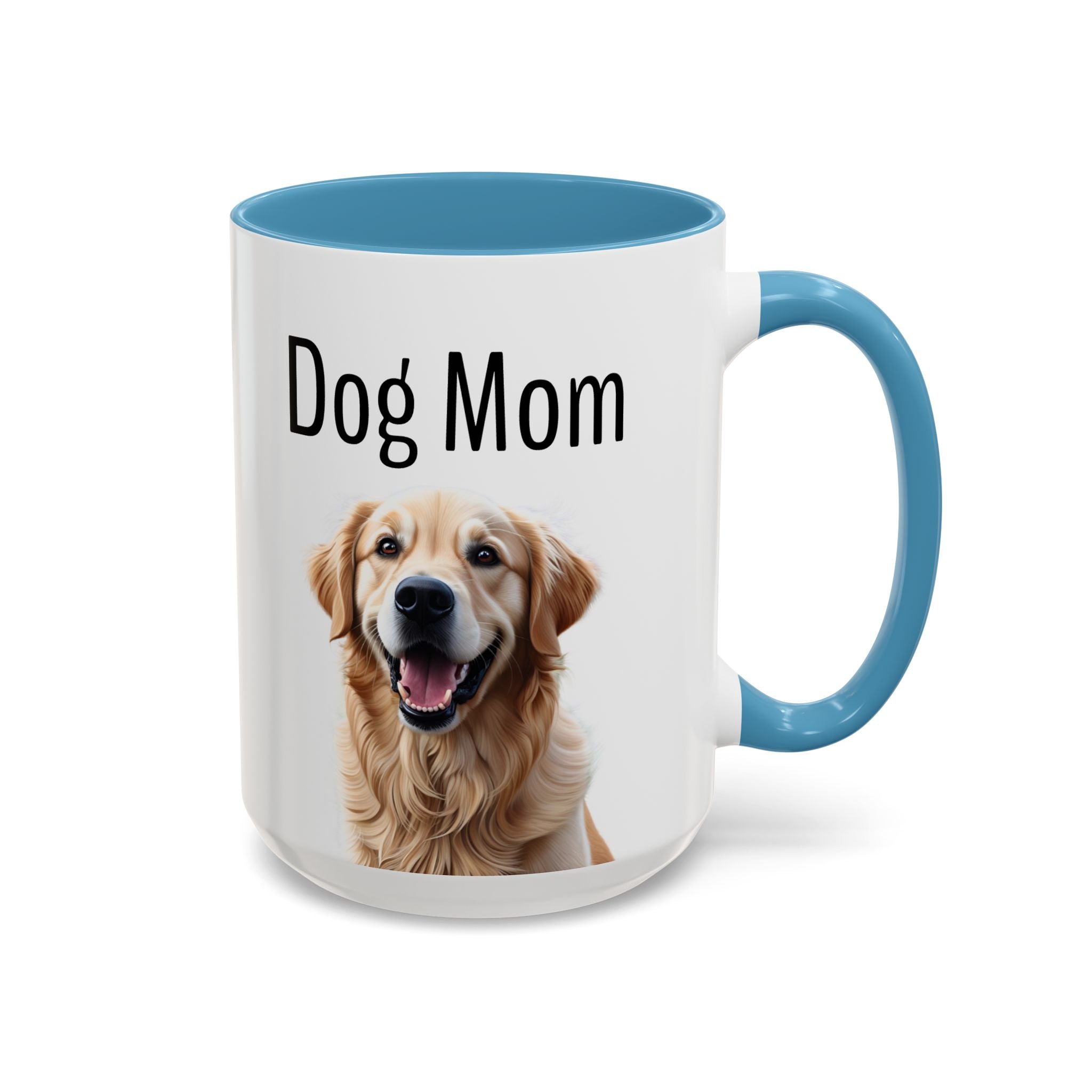 'Dog Mom' Golden Retriever Mug