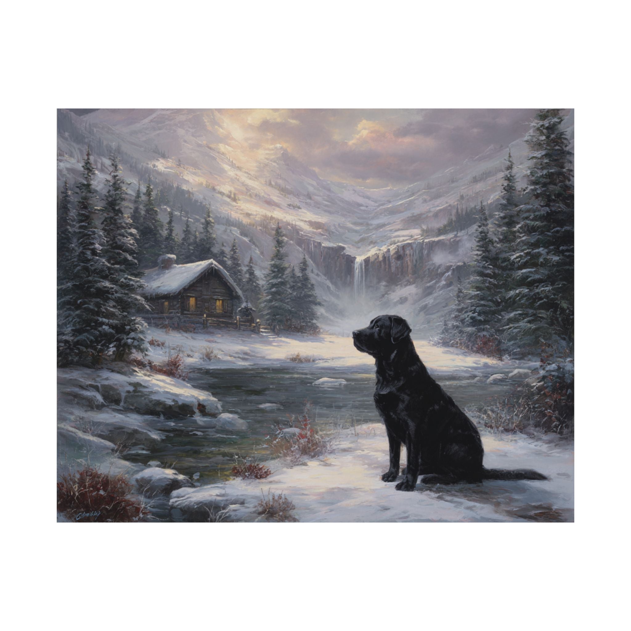 Labrador Retriever 2- Winter Whiskers Collection