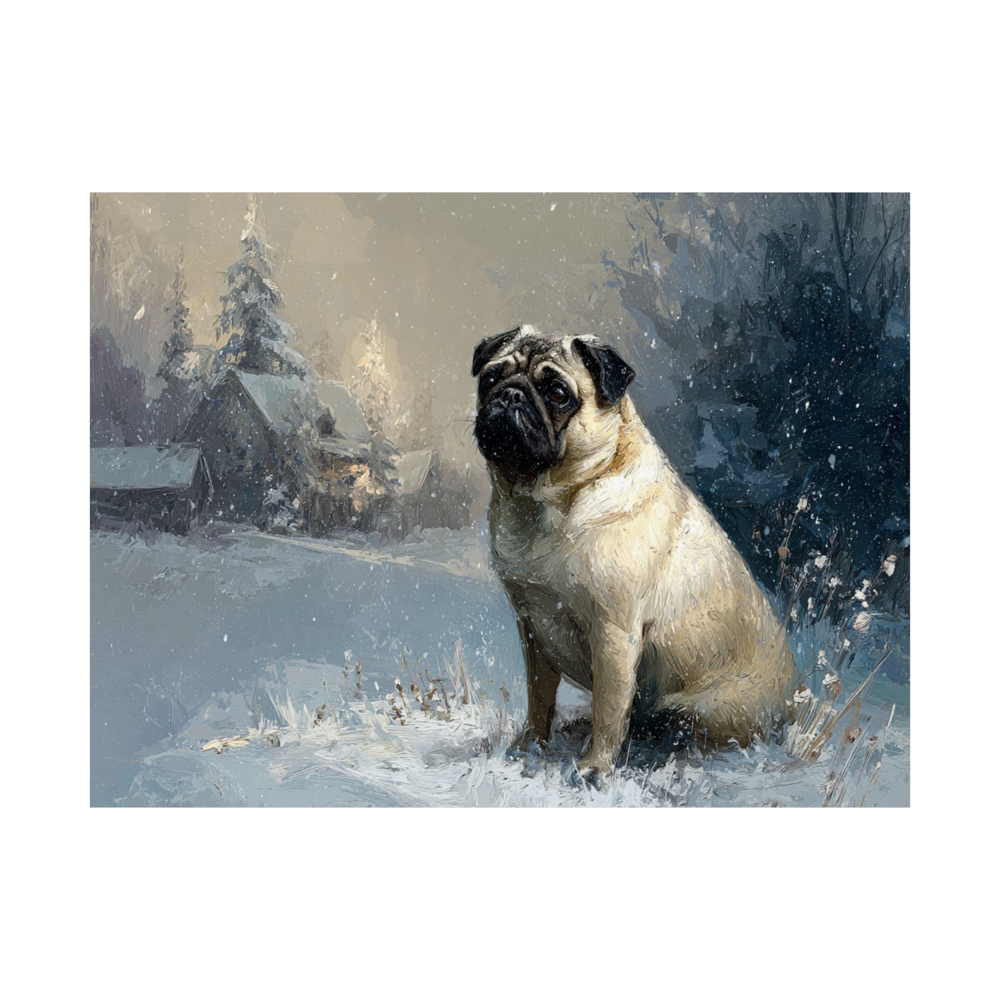 Pug 9- Winter Whiskers Collection