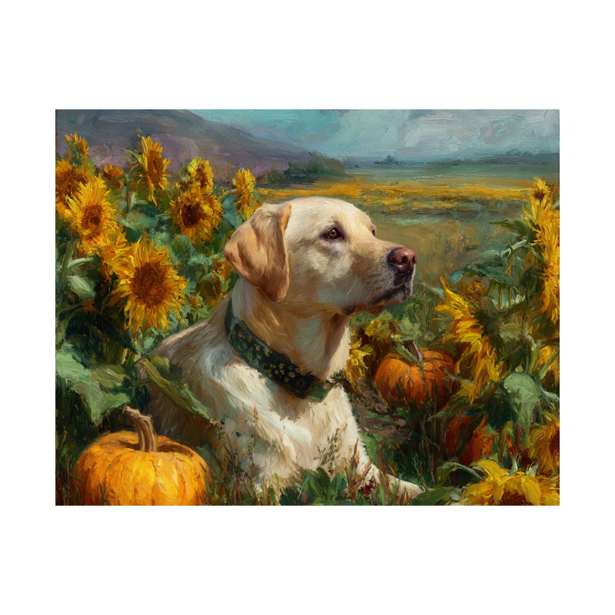 Labrador Retriever 4- Sunflower Season Collection