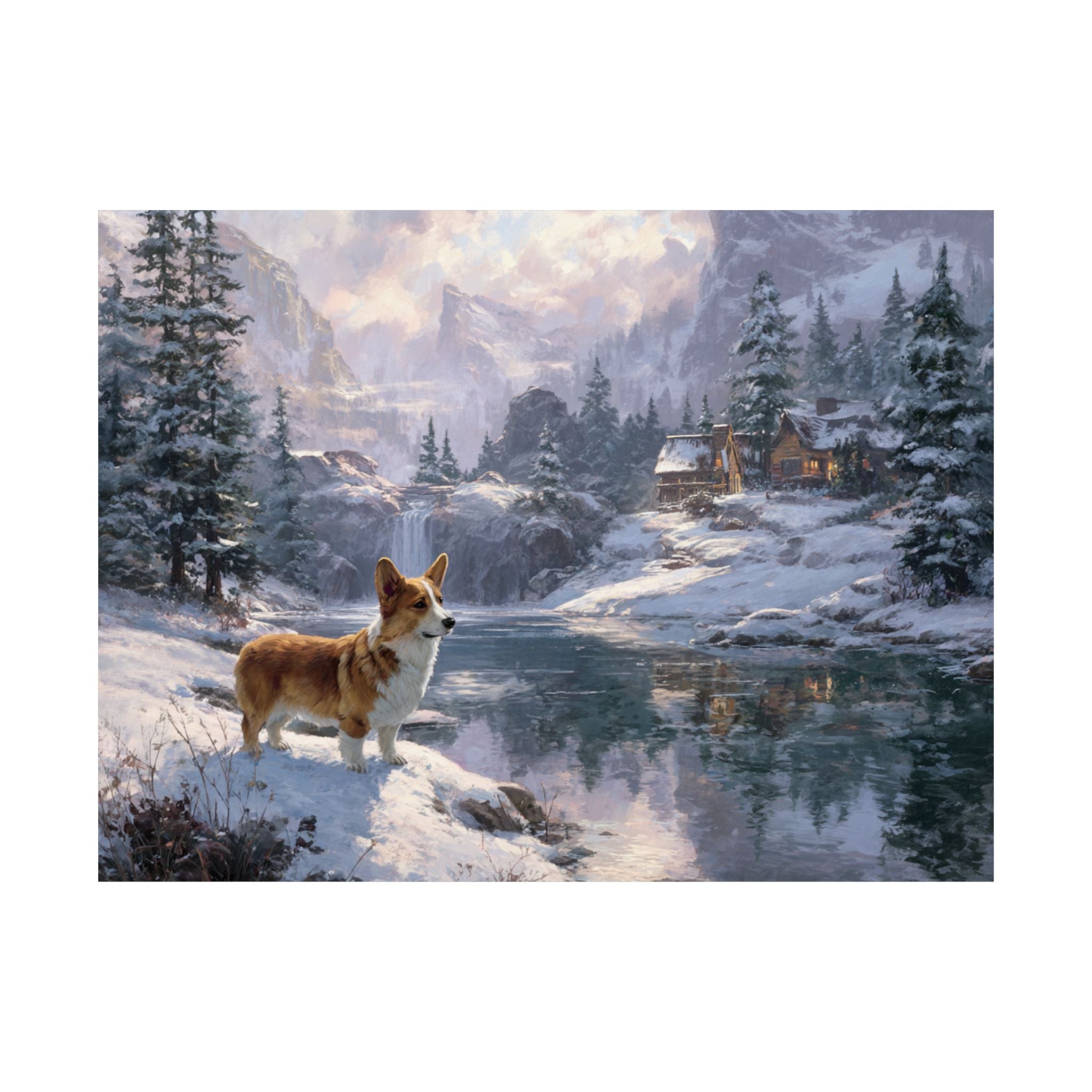 Welsh Corgi 7- Winter Whiskers Collection