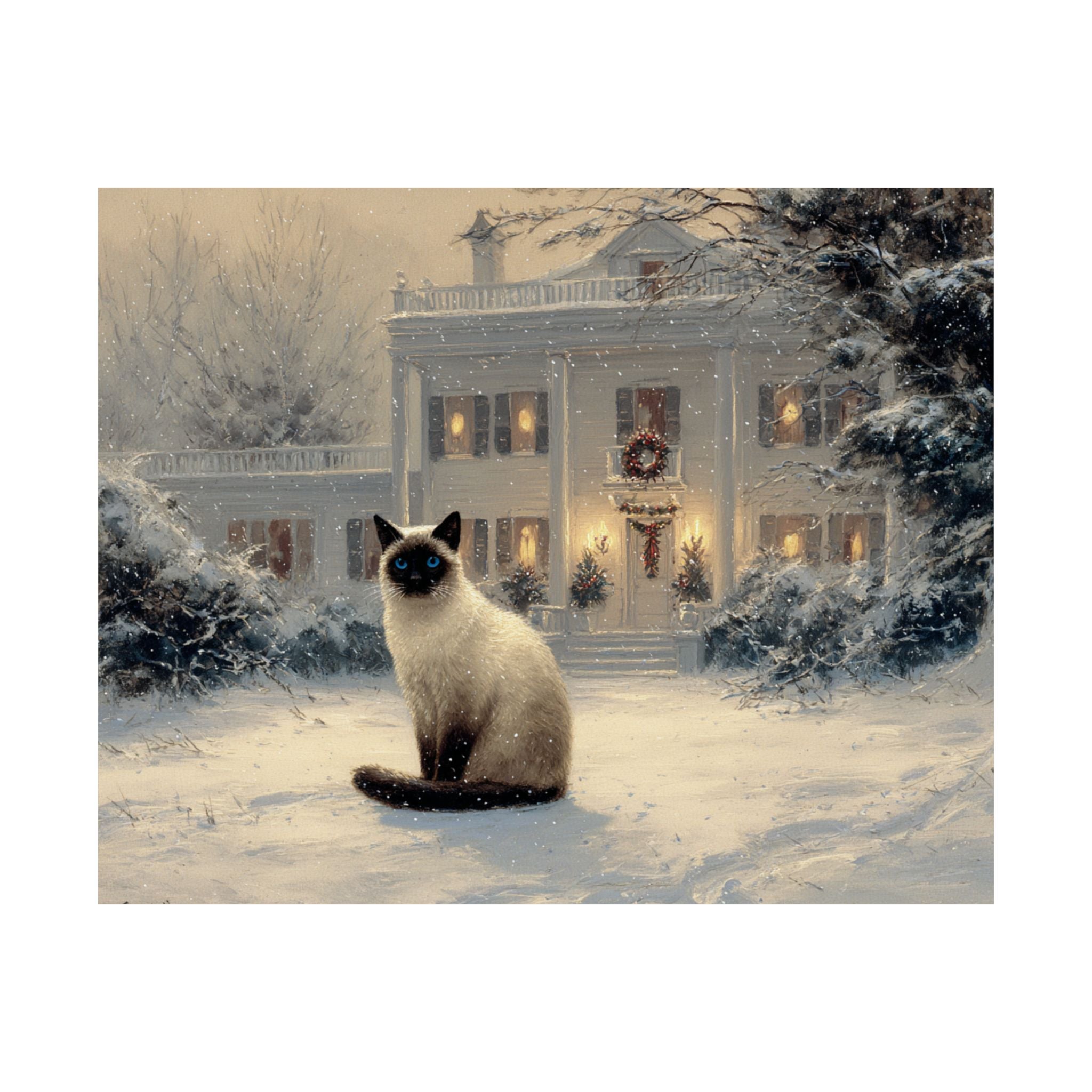 Siamese Cat 1- Home for the Holidays Collection