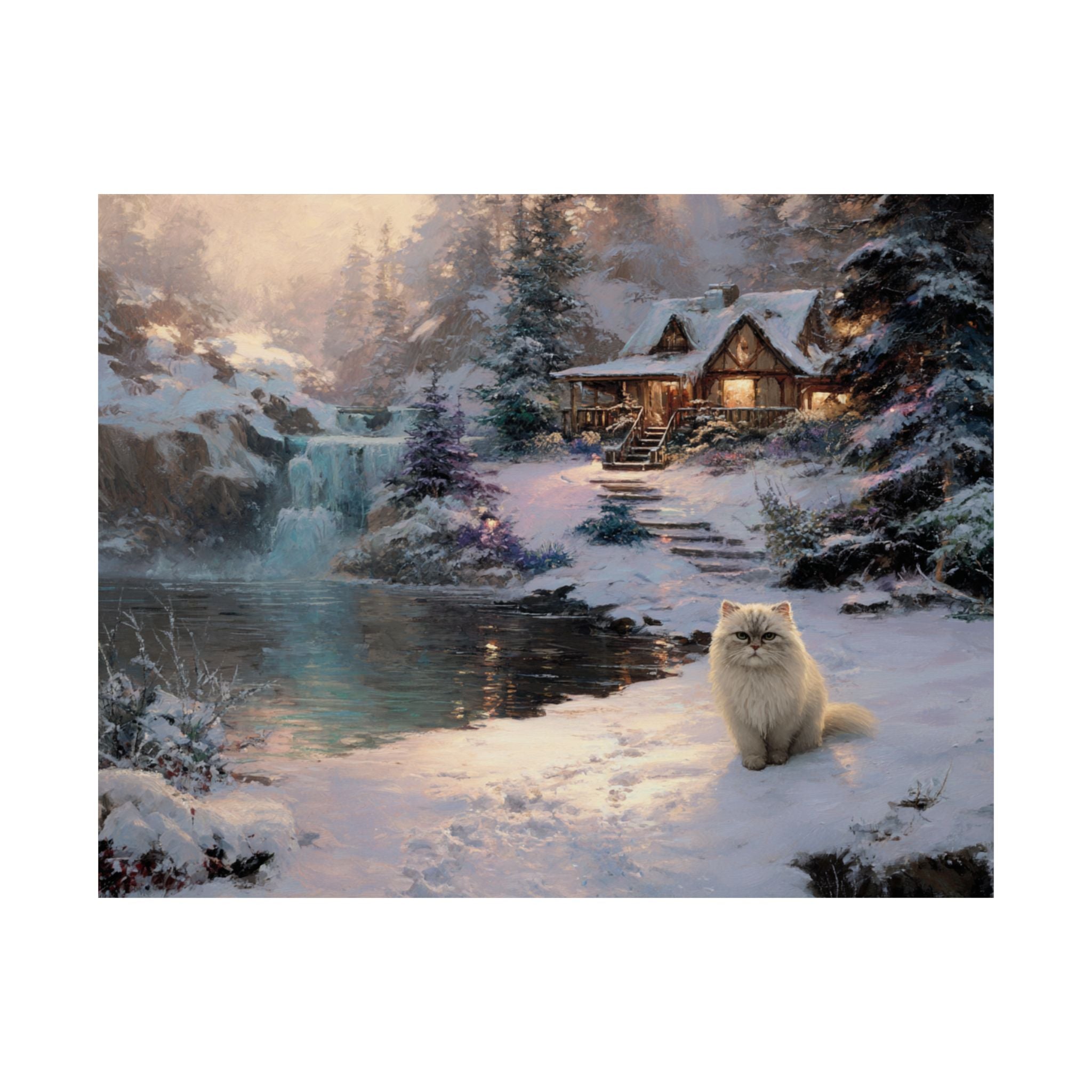 Persian Cat 3- Winter Whiskers Collection