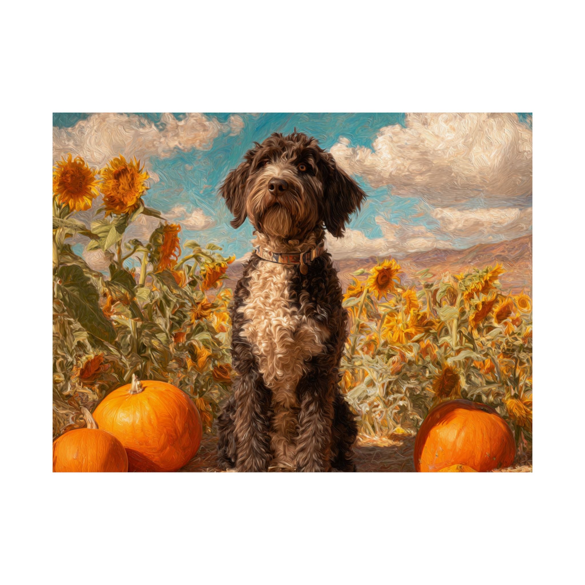 Aussiedoodle 2- Sunflower Season Collection