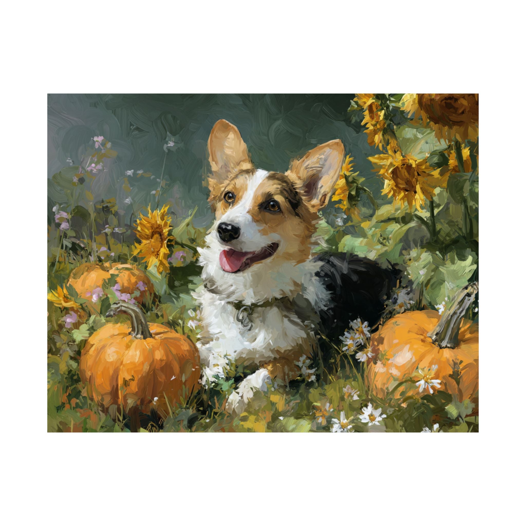 Welsh Corgi 2- Sunflower Season Collection