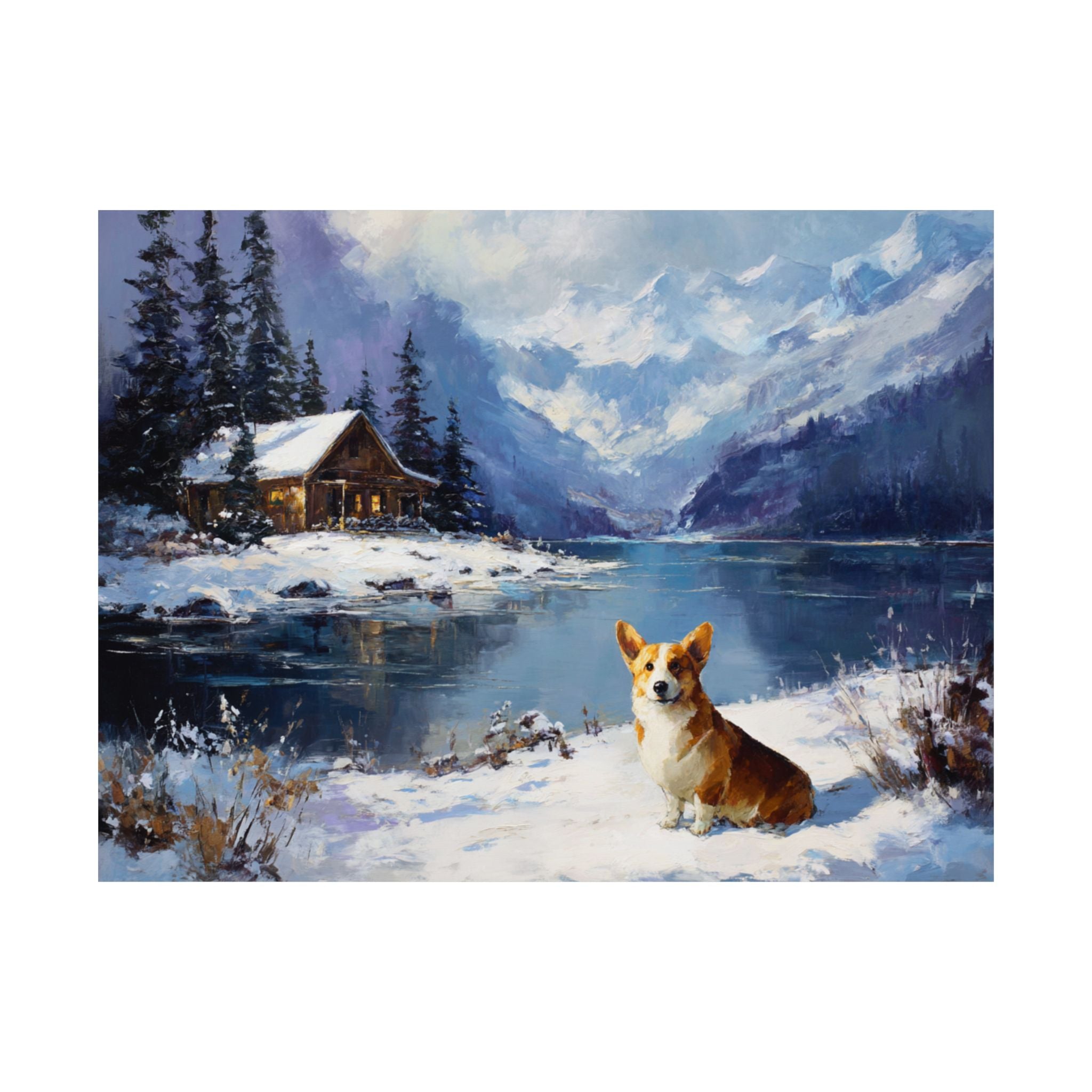 Welsh Corgi 9- Winter Whiskers Collection