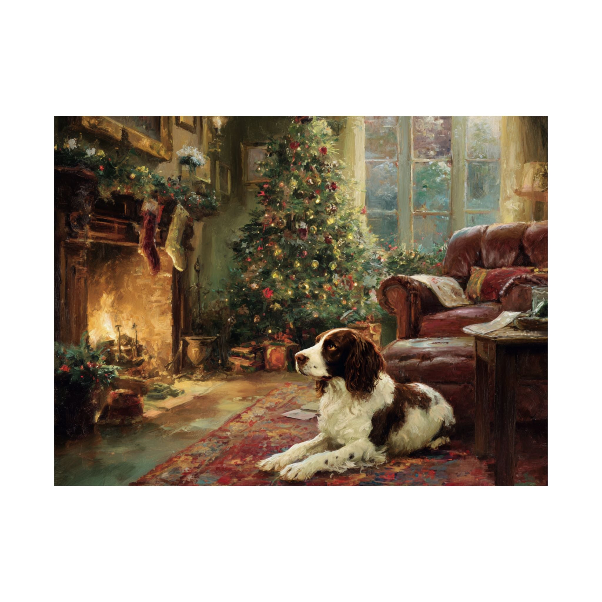 Springer Spaniel 1- Cozy Christmas Collection