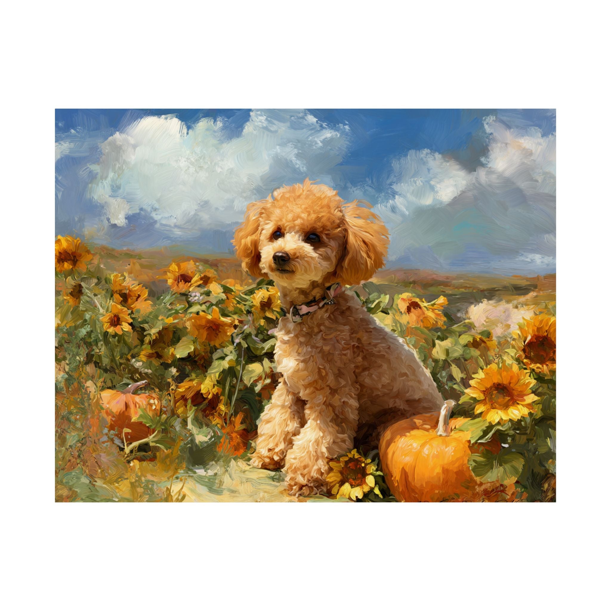 Mini Poodle 2- Sunflower Season Collection