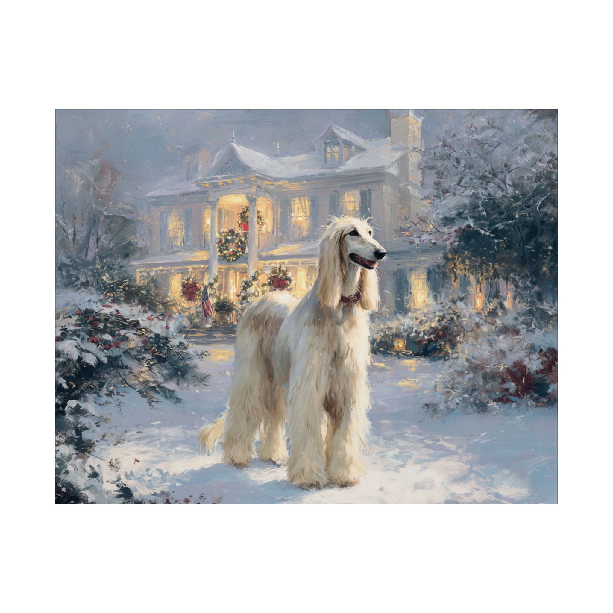 Afghan Hound 1- Home for the Holidays Collection