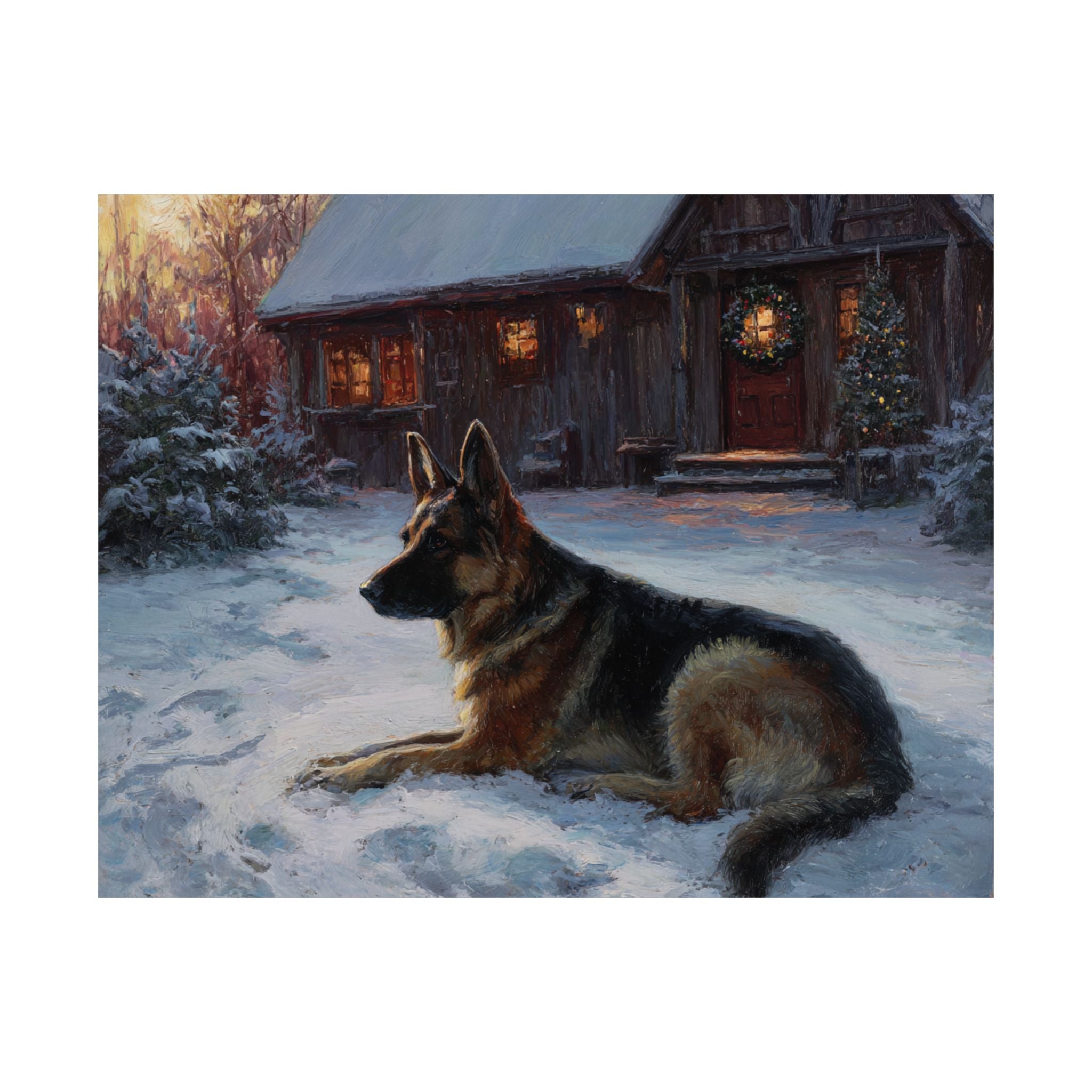 German Shepherd 1- Home for the Holidays Collection