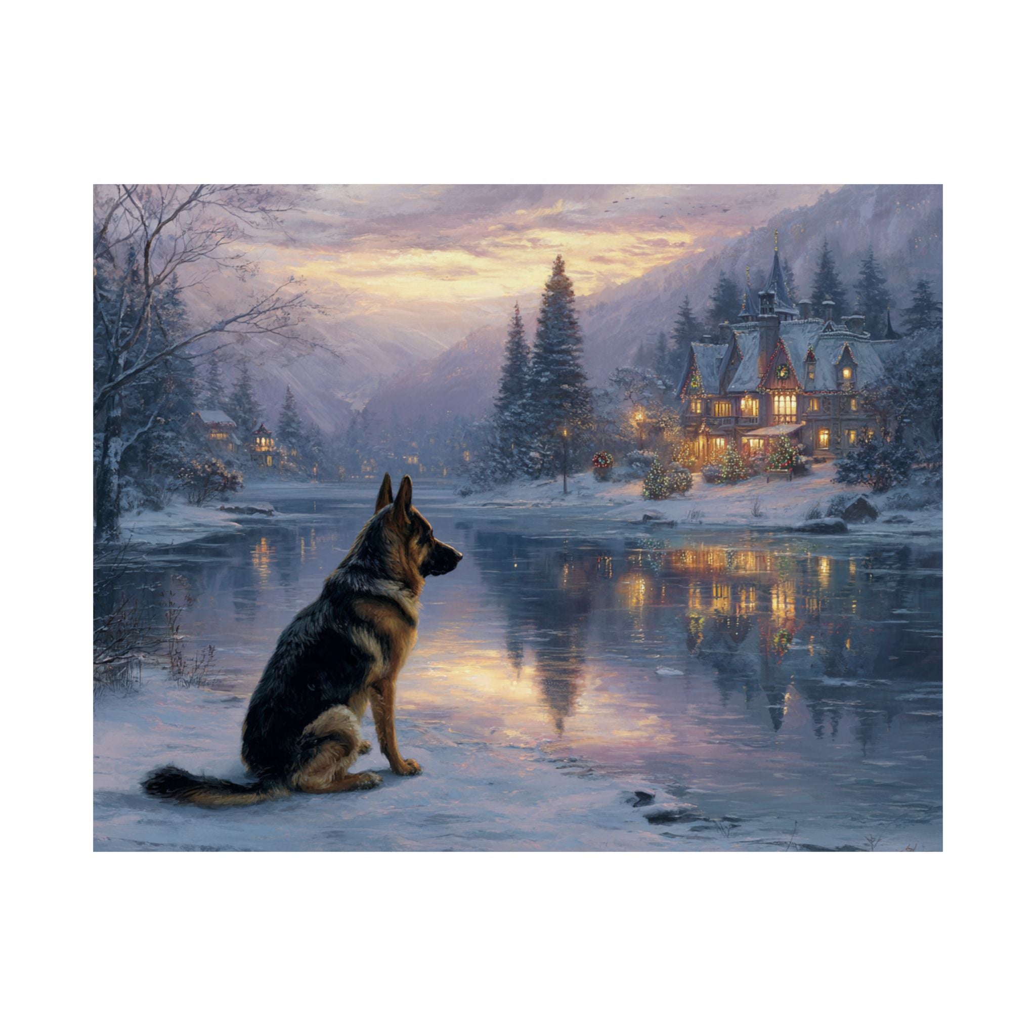 German Shepherd 1- Winter Whiskers Collection