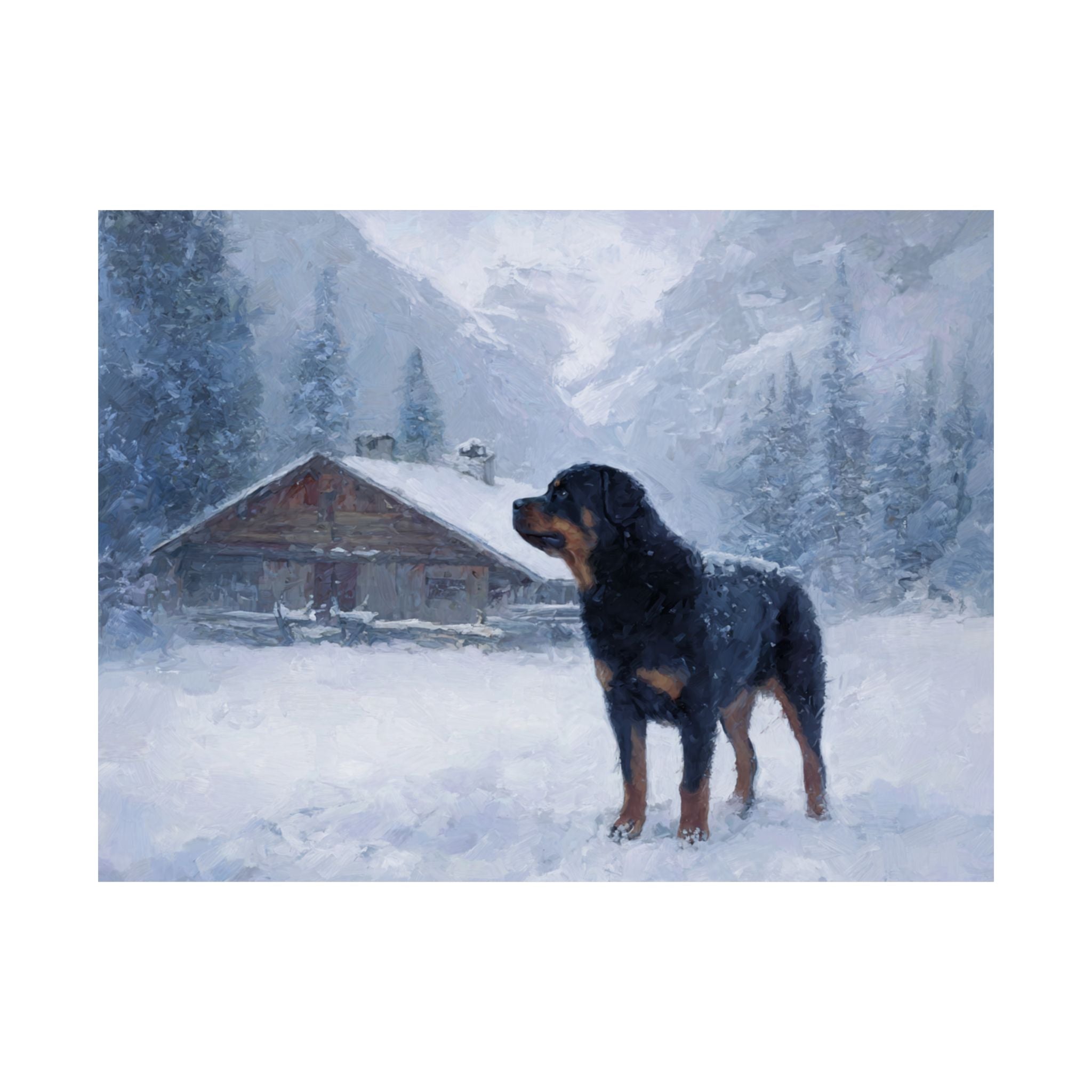 Rottweiler 8- Winter Whiskers Collection