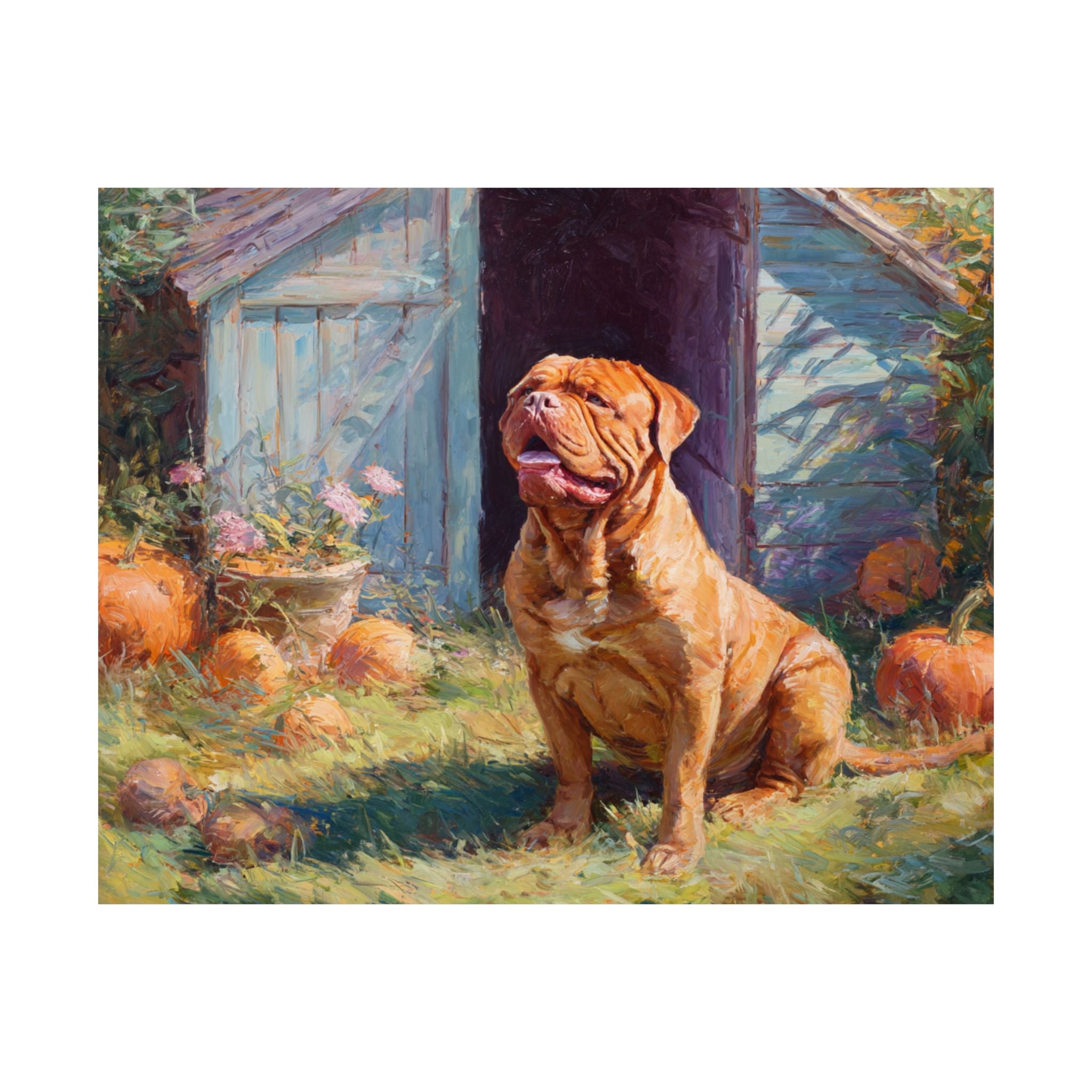 French Mastiff 1- Pumpkin Patch Collection