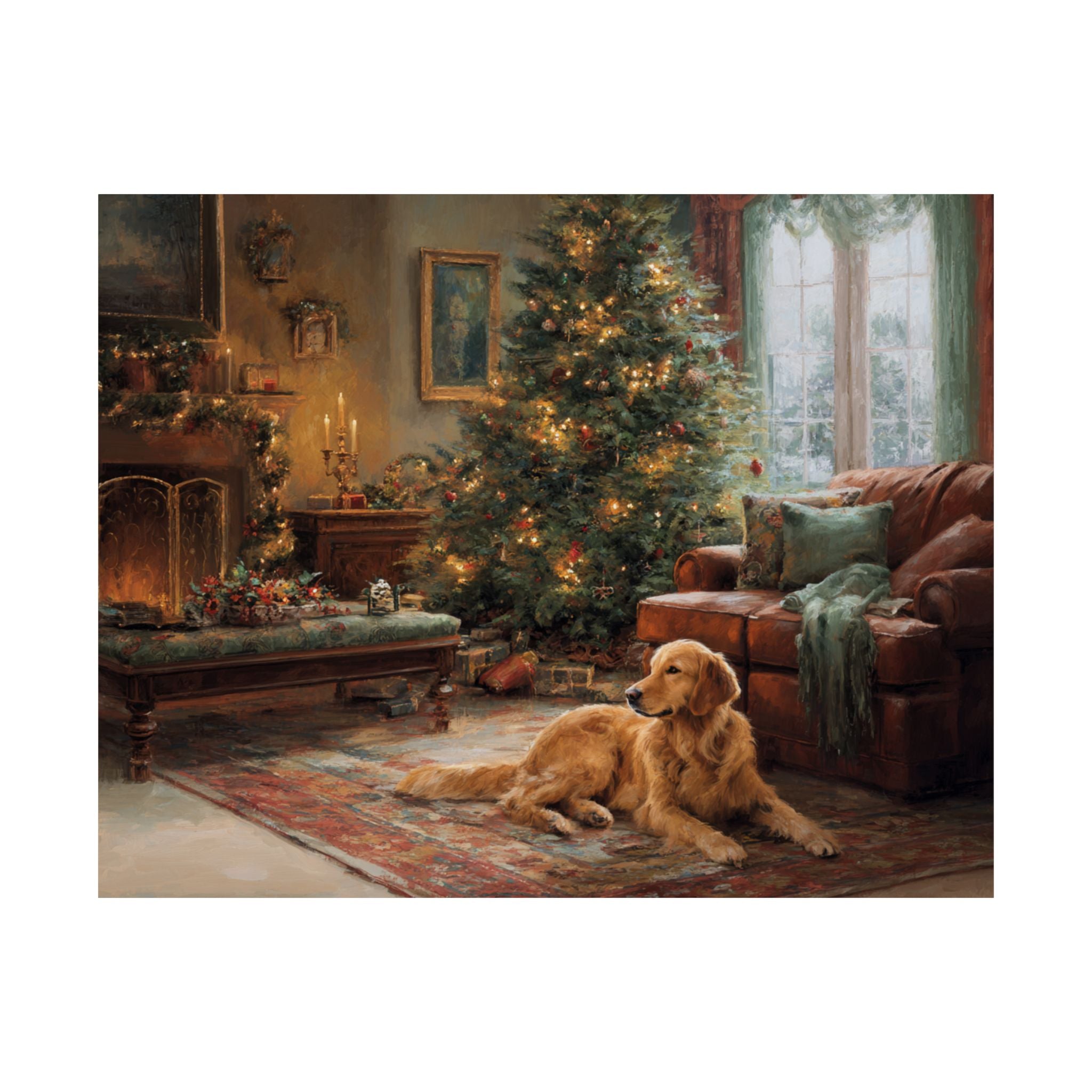 Golden Retriever 4- Cozy Christmas Collection