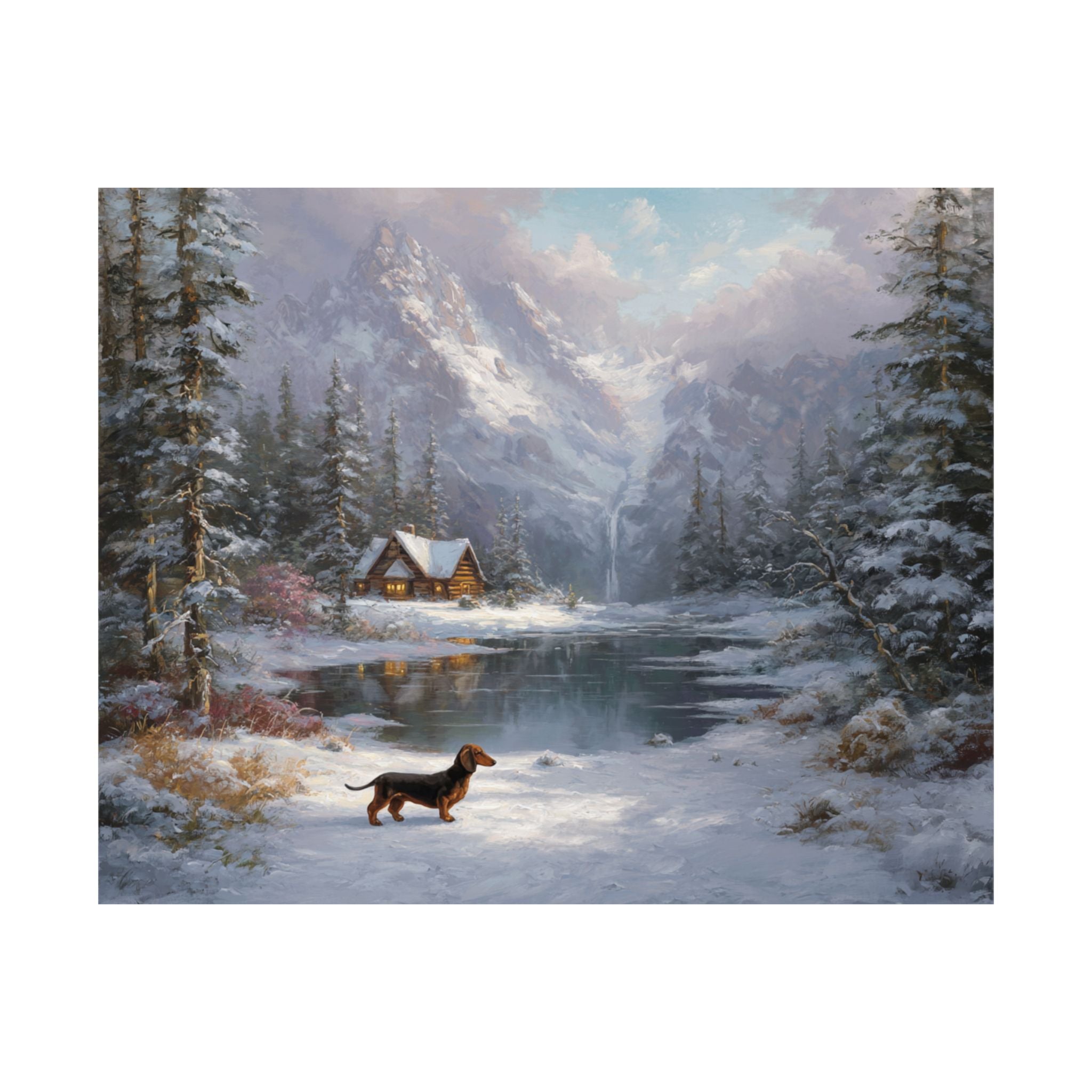 Dachshund 7- Winter Whiskers Collection