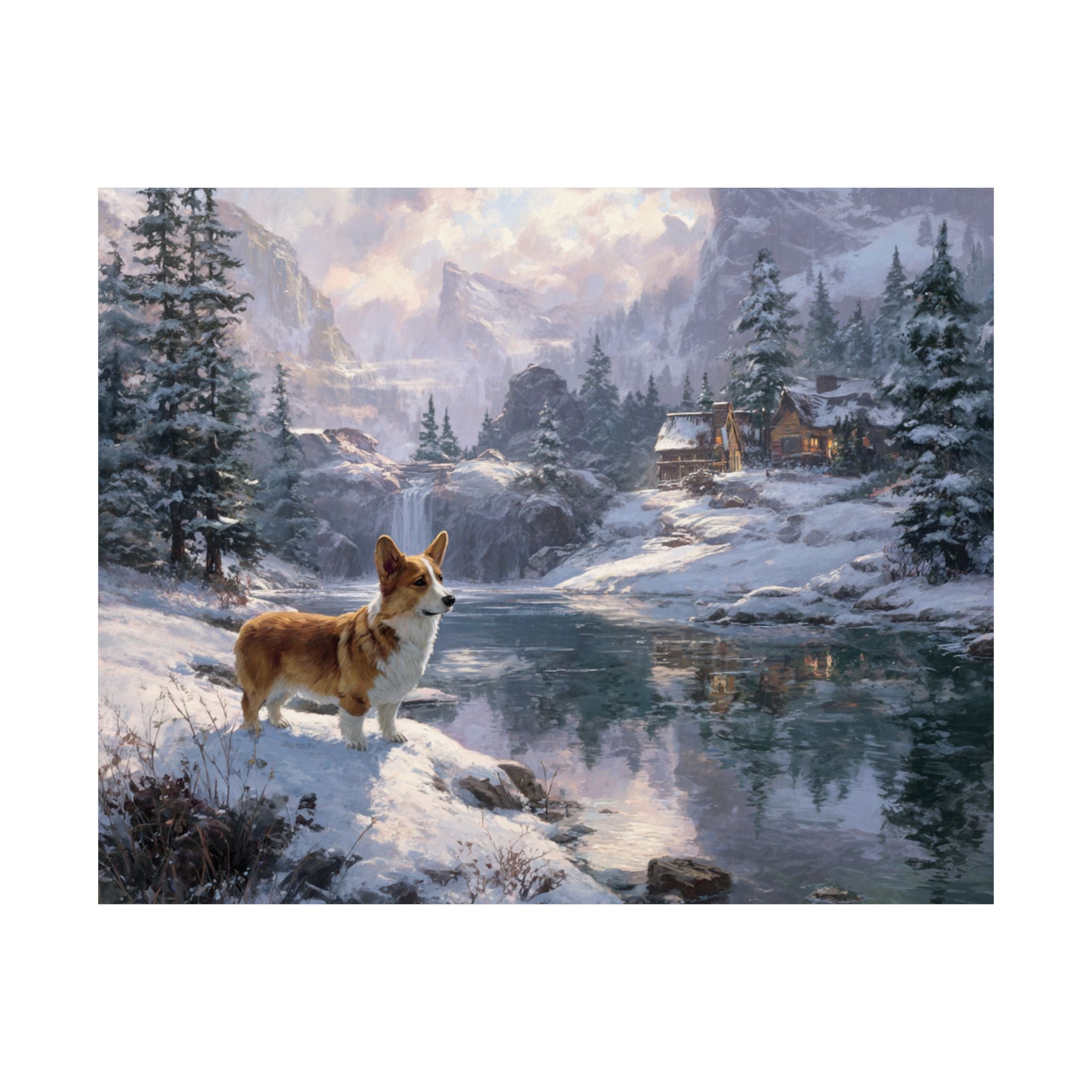 Welsh Corgi 7- Winter Whiskers Collection