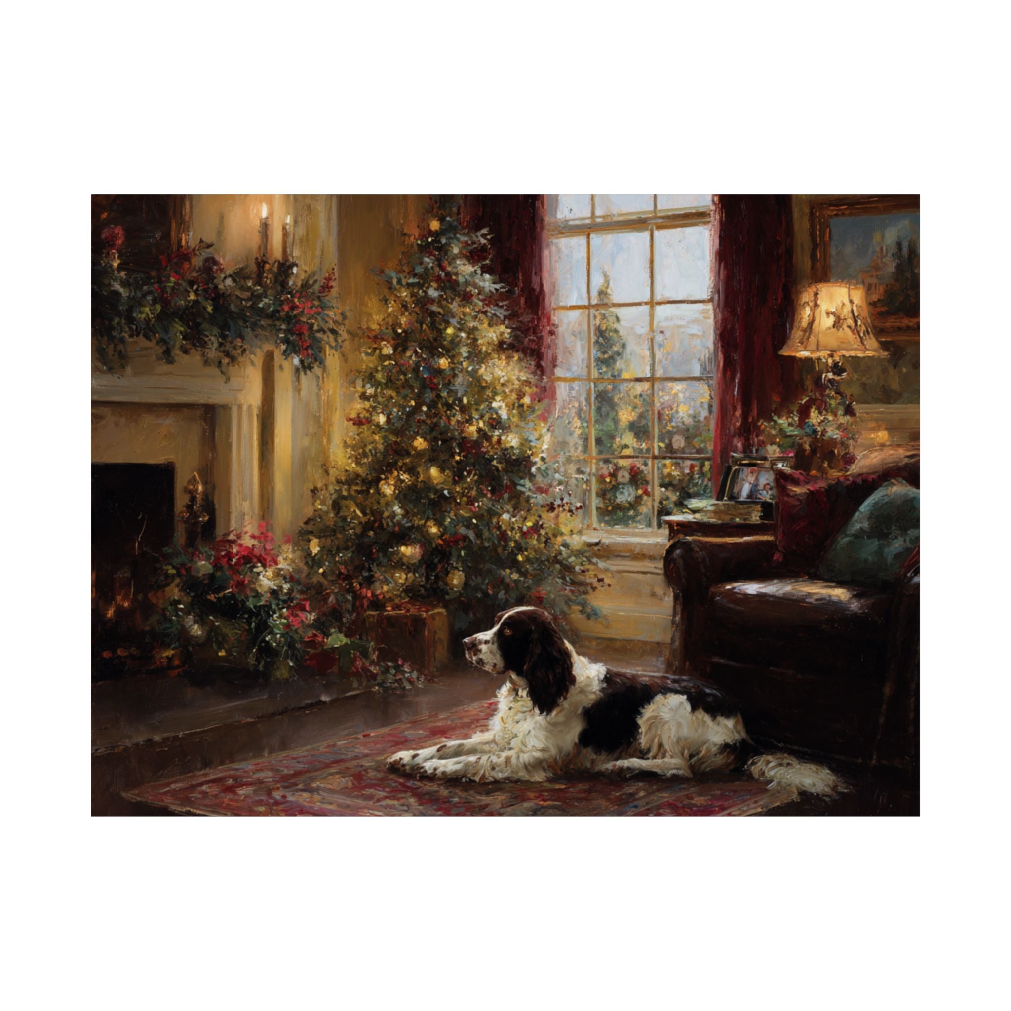 Springer Spaniel 4- Cozy Christmas Collection