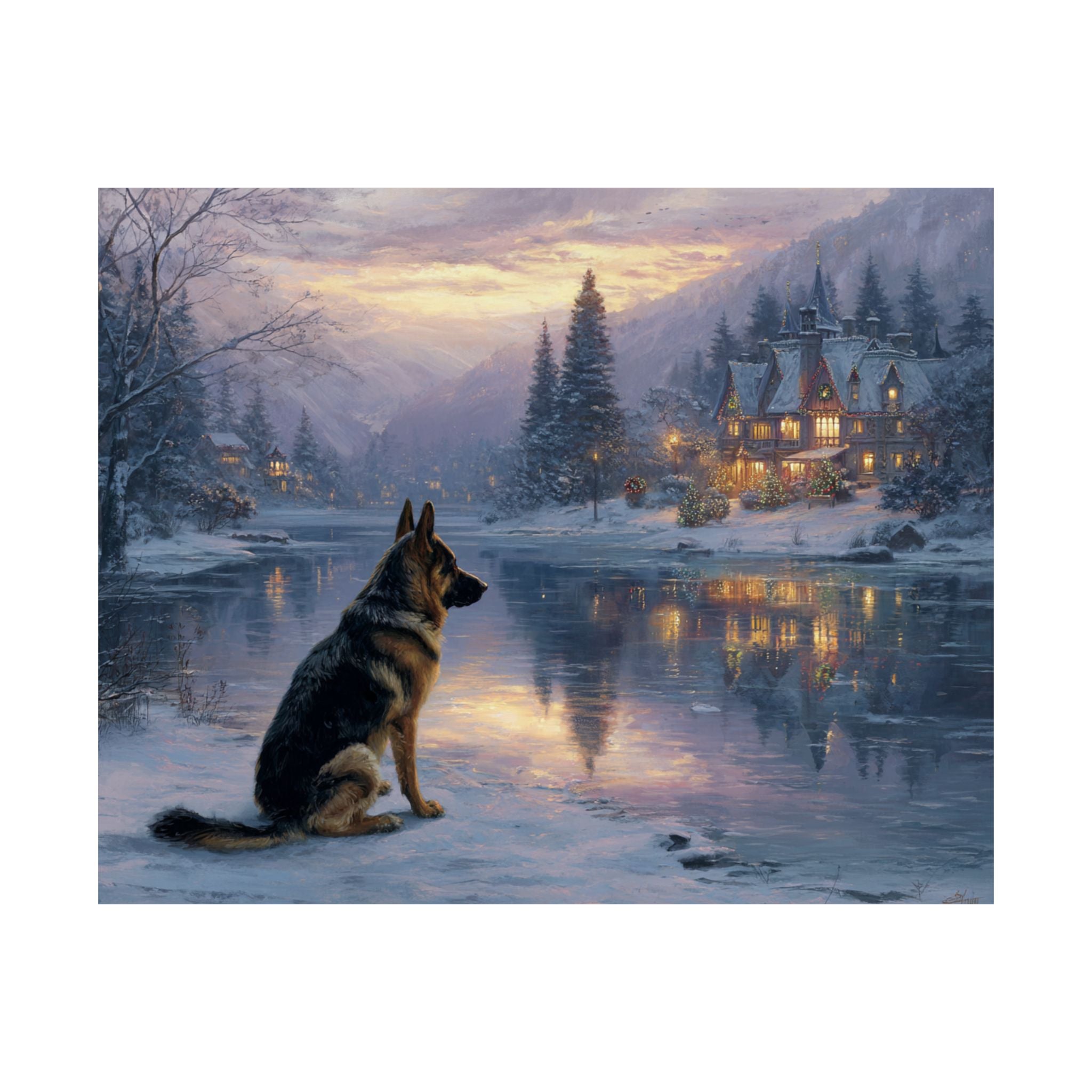 German Shepherd 1- Winter Whiskers Collection