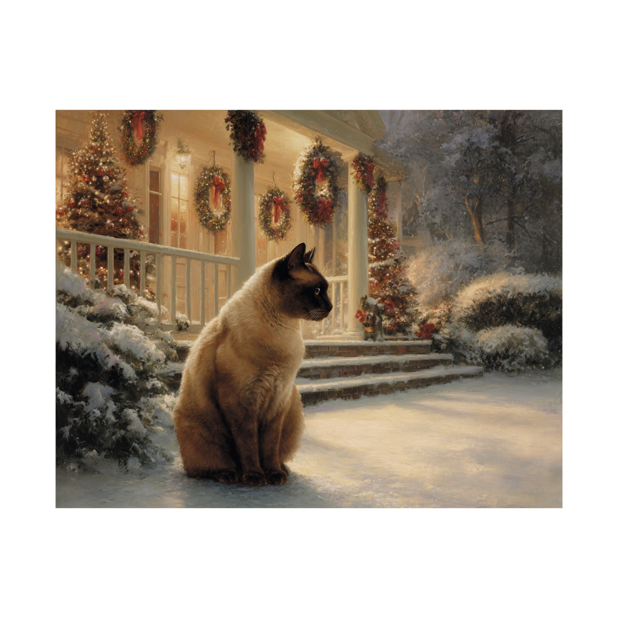 Burmese Cat 2- Home for the Holidays Collection