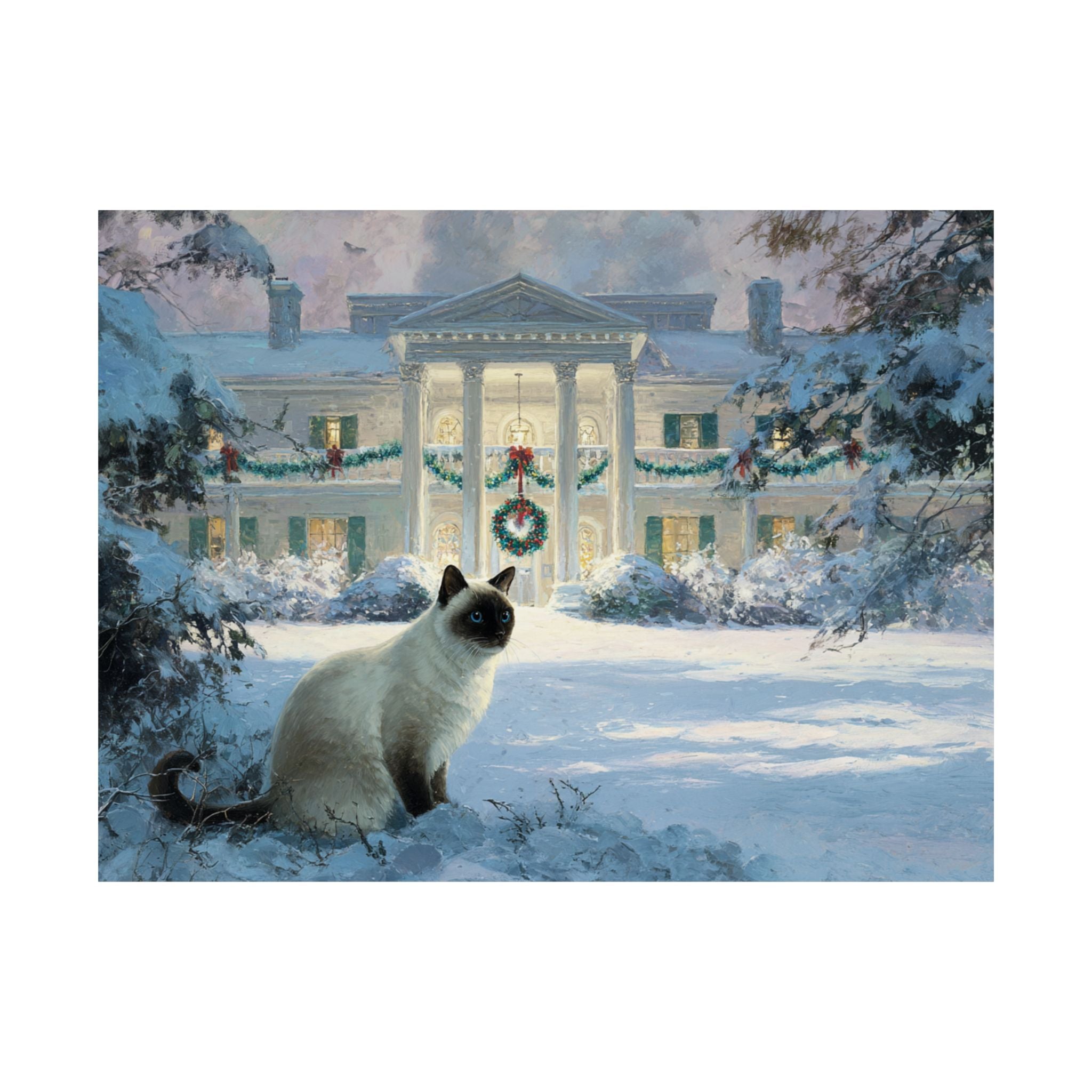 Siamese Cat 2- Home for the Holidays Collection