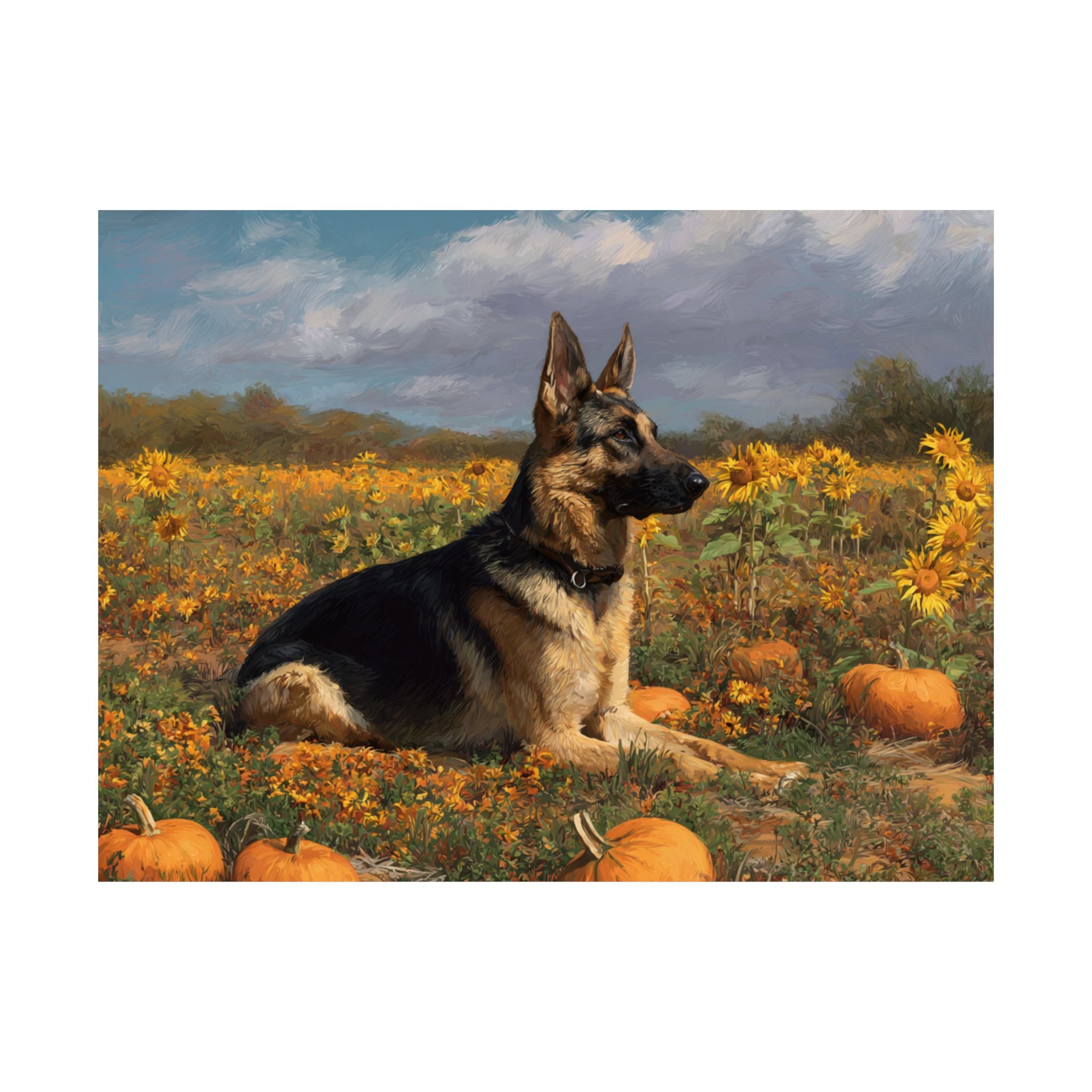 German Shepherd 1- Sunflower Season Collection