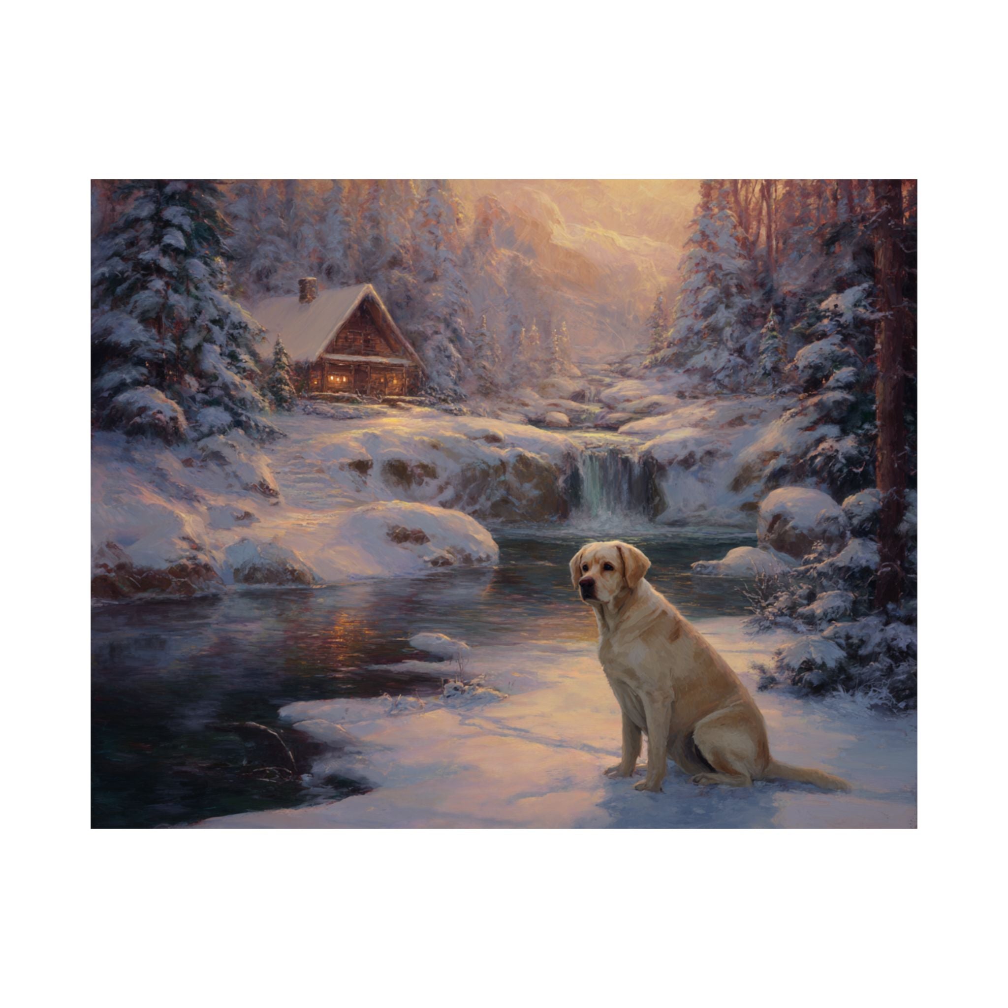 Labrador Retriever 1- Winter Whiskers Collection